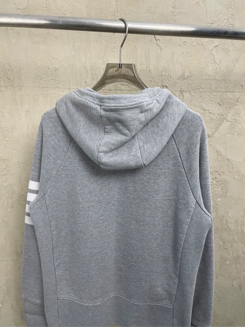 Thom Browne Thom browne Gray four-striped zipper jacket 2504-Nextarrow Size US M / EU 48-50 / 2 - 4 Thumbnail
