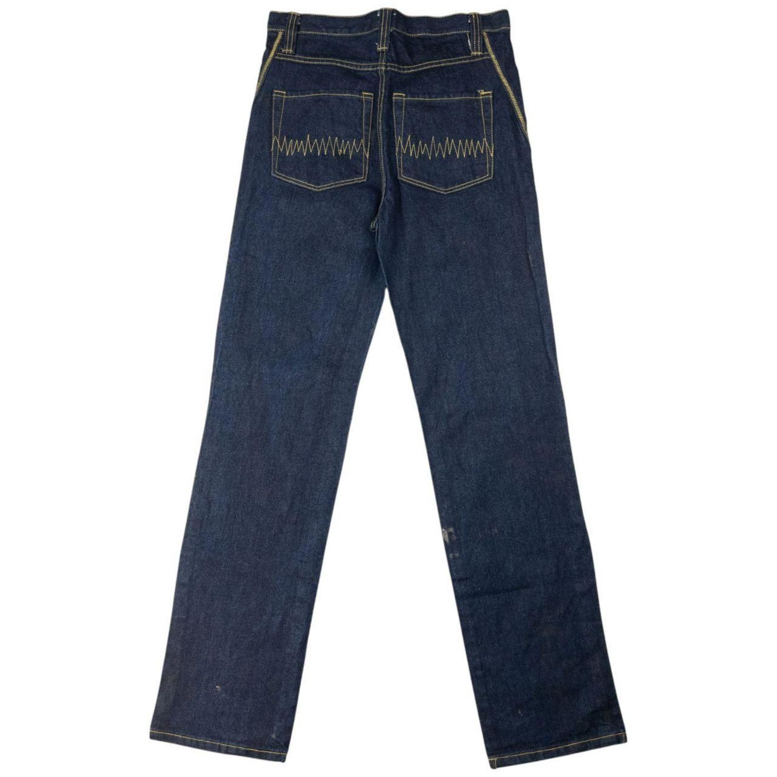 Marithe + Francois Girbaud Vintage Marithe + Francois Girbaud Embroidered Denim W30 Size US 30 / EU 46 - 2 Thumbnail