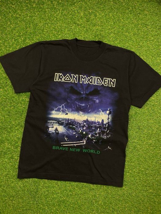 Vintage Vintage Iron Maiden Brave New World 00s Y2K Rock Tee | Grailed