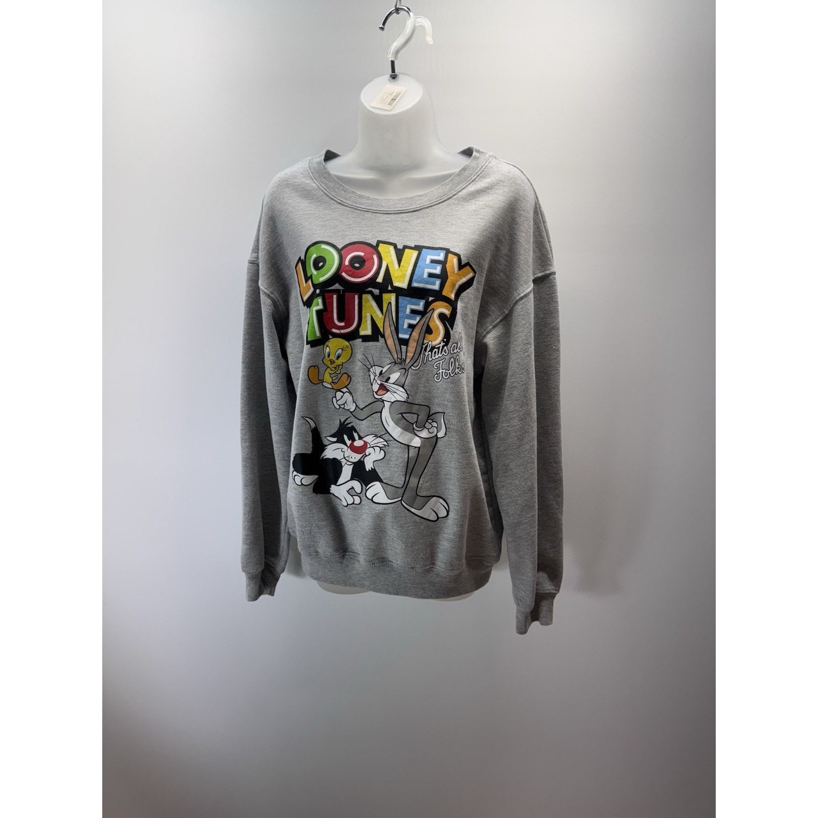 Other Looney Tunes Sweatshirt Bugs Tweety Sylvester Juniors Size L Size L / US 10 / IT 46 - 1 Thumbnail