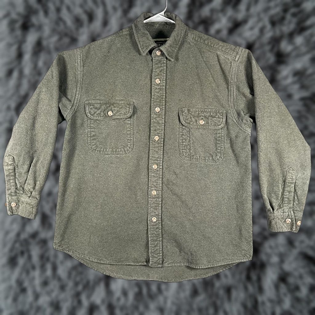 Vintage Field & Stream Shirt Mens Small Green Flannel Button Front Long Sleeve Two Pocket Outdoors Size US S / EU 44-46 / 1 - 1 Thumbnail