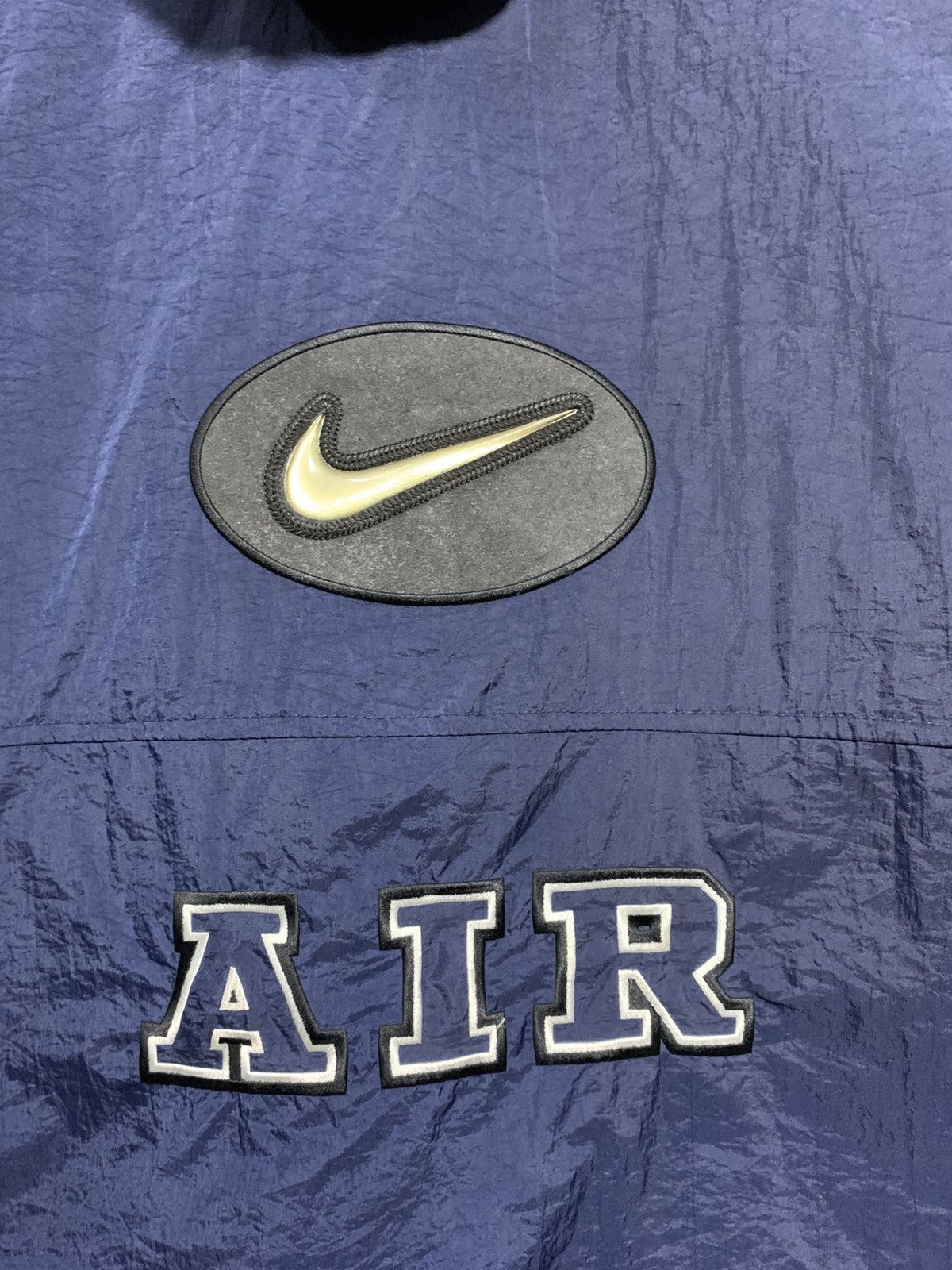 Nike 🔥VTG 90S NIKE AIR PARACHUTE JACKETS NAVY Size US L / EU 52-54 / 3 - 4 Thumbnail