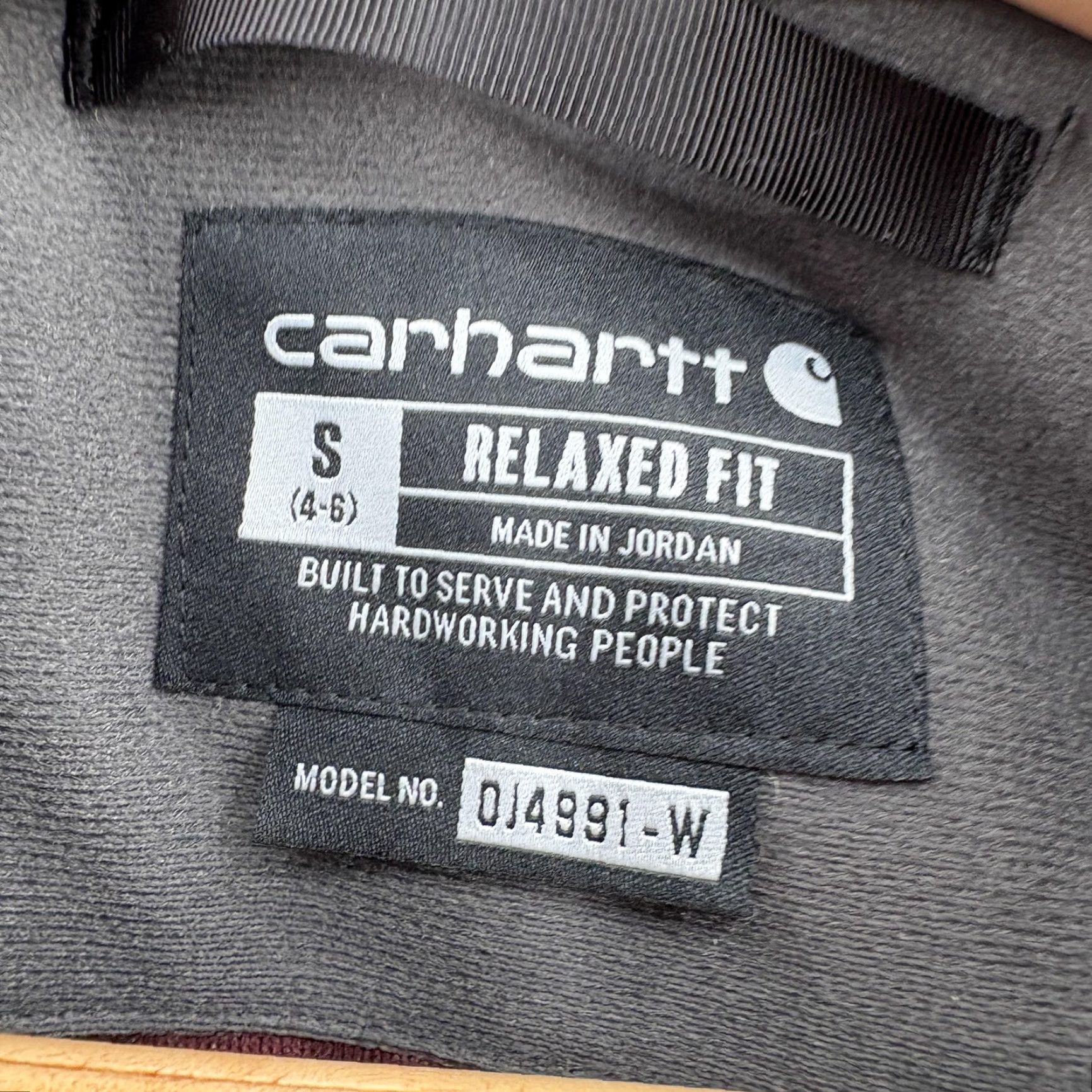 Carhartt Carhartt Fleece Jacket Womens Small Red Aztec Snap Pullover Relaxed Fit Shirt Size S / US 4 / IT 40 - 4 Thumbnail