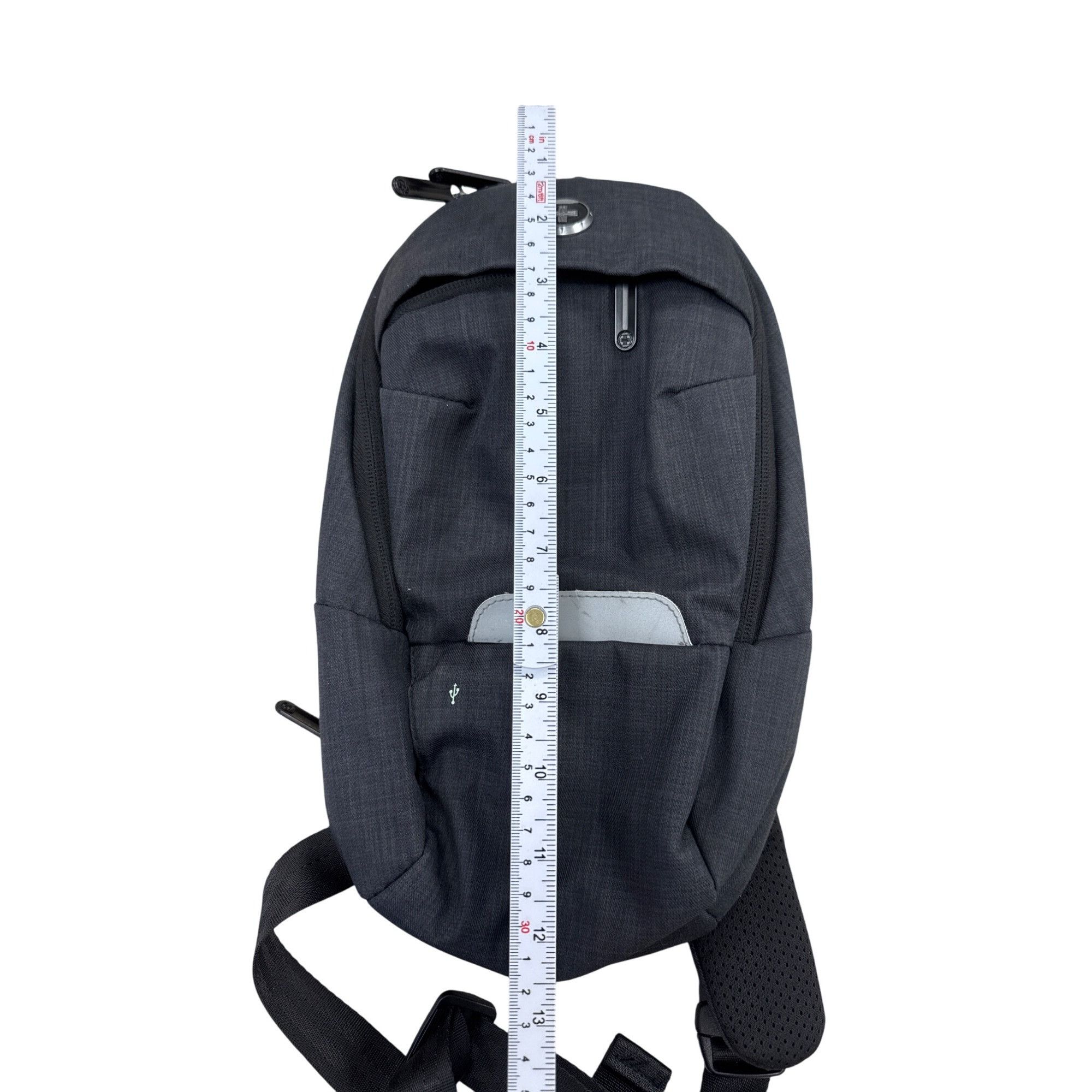 Other Swissdigital Design Gray Sling Backpack With USB Port SKU 73 Size ONE SIZE - 4 Thumbnail