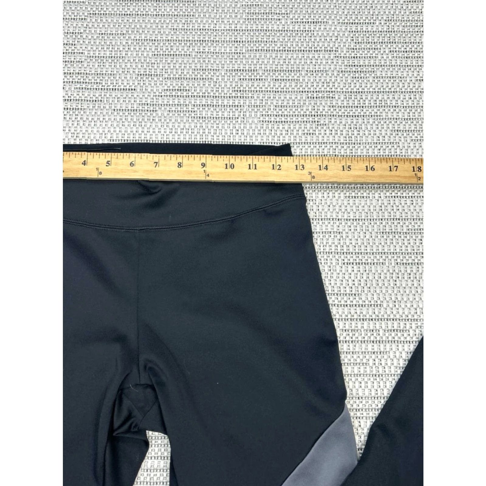Adidas Adidas Leggings Womens Small Black Aeroready Logo Mid Rise Athleisure Training Size 28" / US 6 / IT 42 - 6 Thumbnail