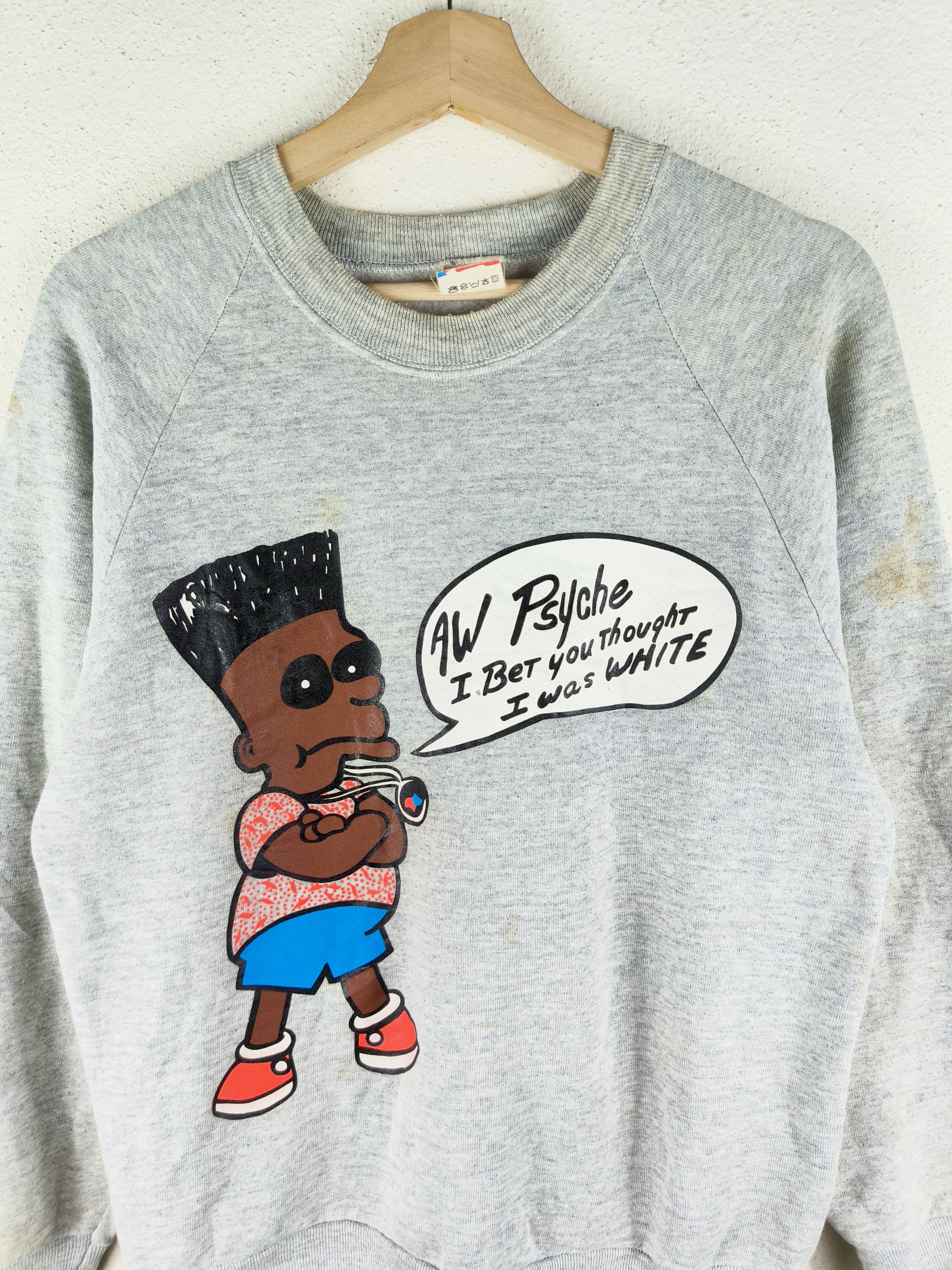 Vintage Vintage 90s Black Bart Simpson Size US M / EU 48-50 / 2 - 2 Thumbnail