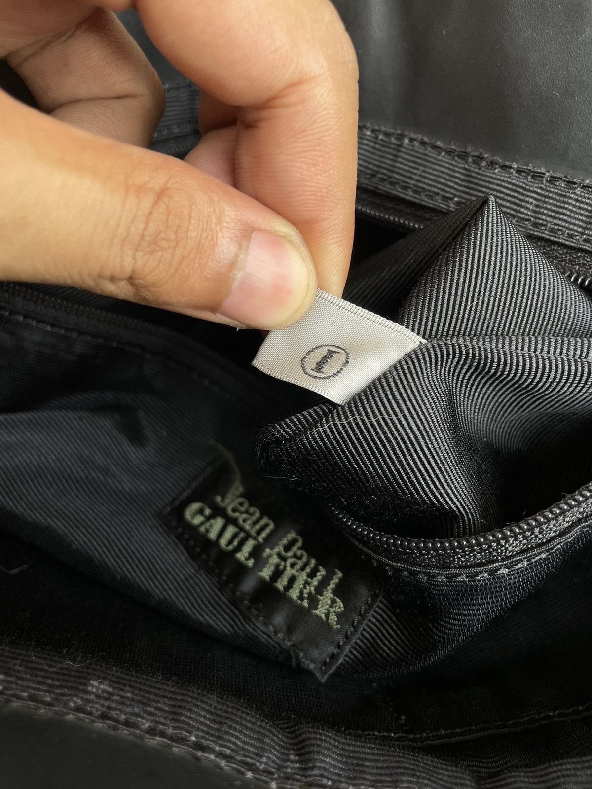 Jean Paul Gaultier 1990s JPG Cyberpunk Post Apocalypse Wax Canvas Utility Bag Size ONE SIZE - 14 Thumbnail