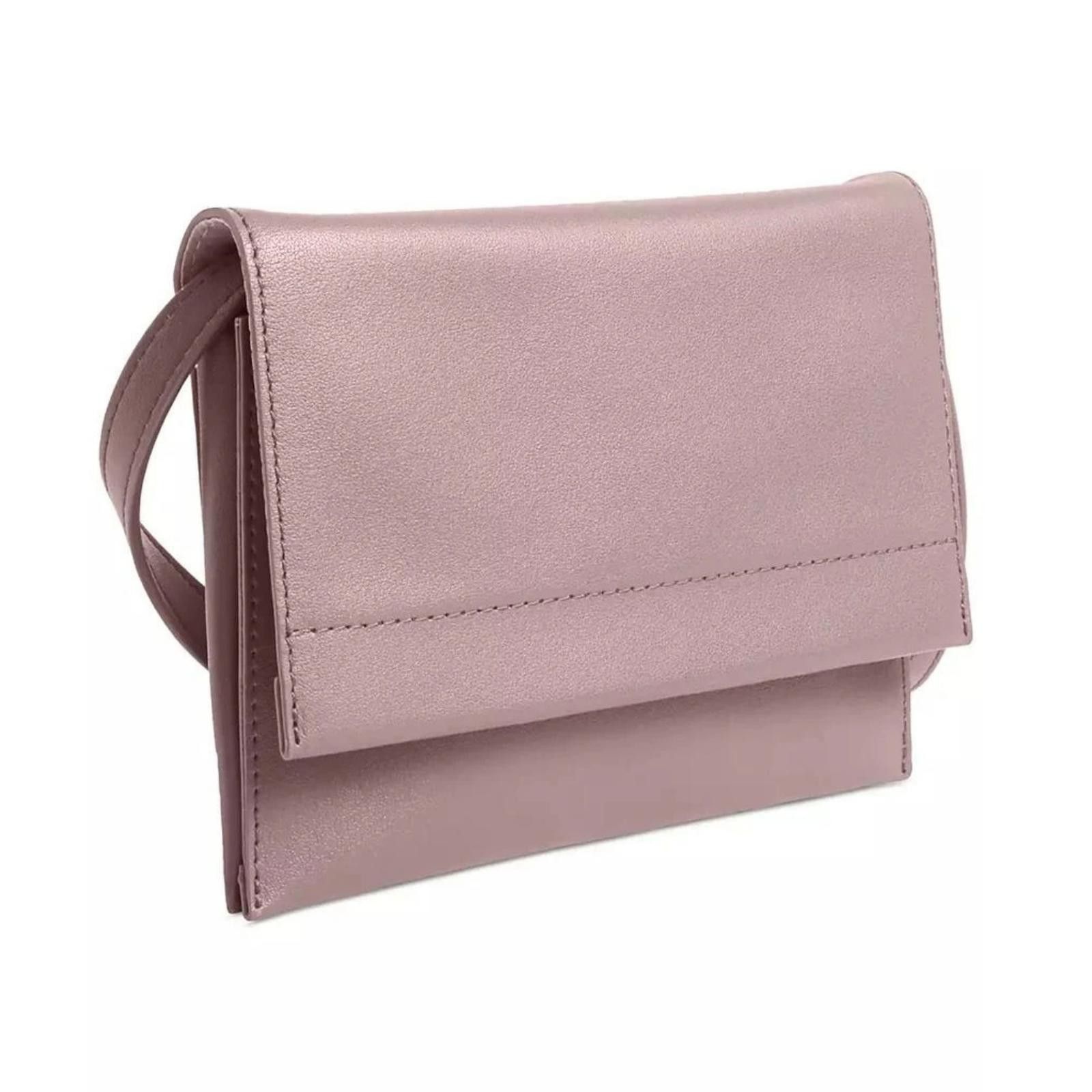 Giani Bernini Giani Bernini Nappa Flap Crossbody – Blush Pink Size ONE SIZE - 3 Thumbnail