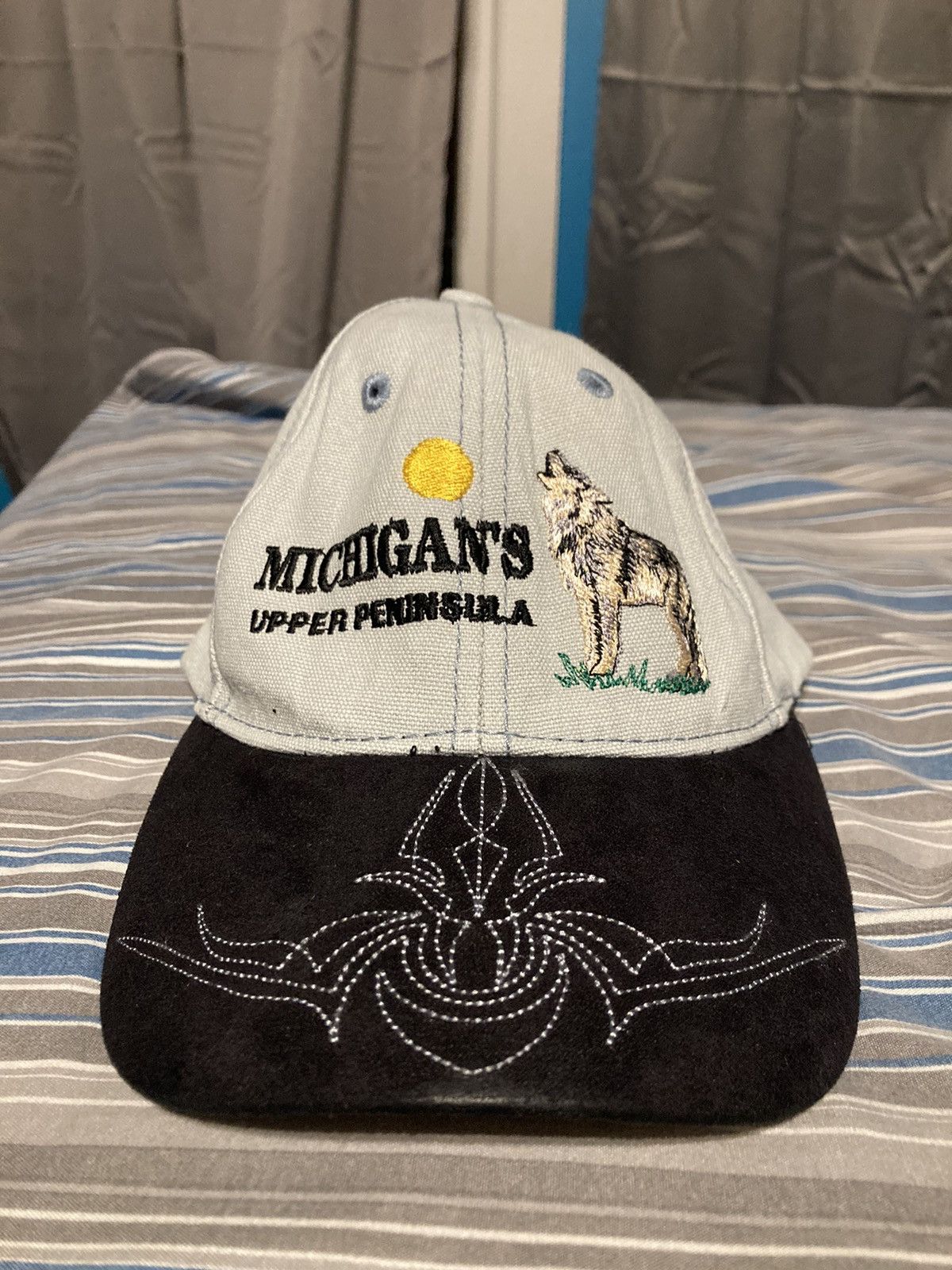 Vintage Michigan U.P. Y2K Embroidered Hat Size ONE SIZE - 1 Thumbnail