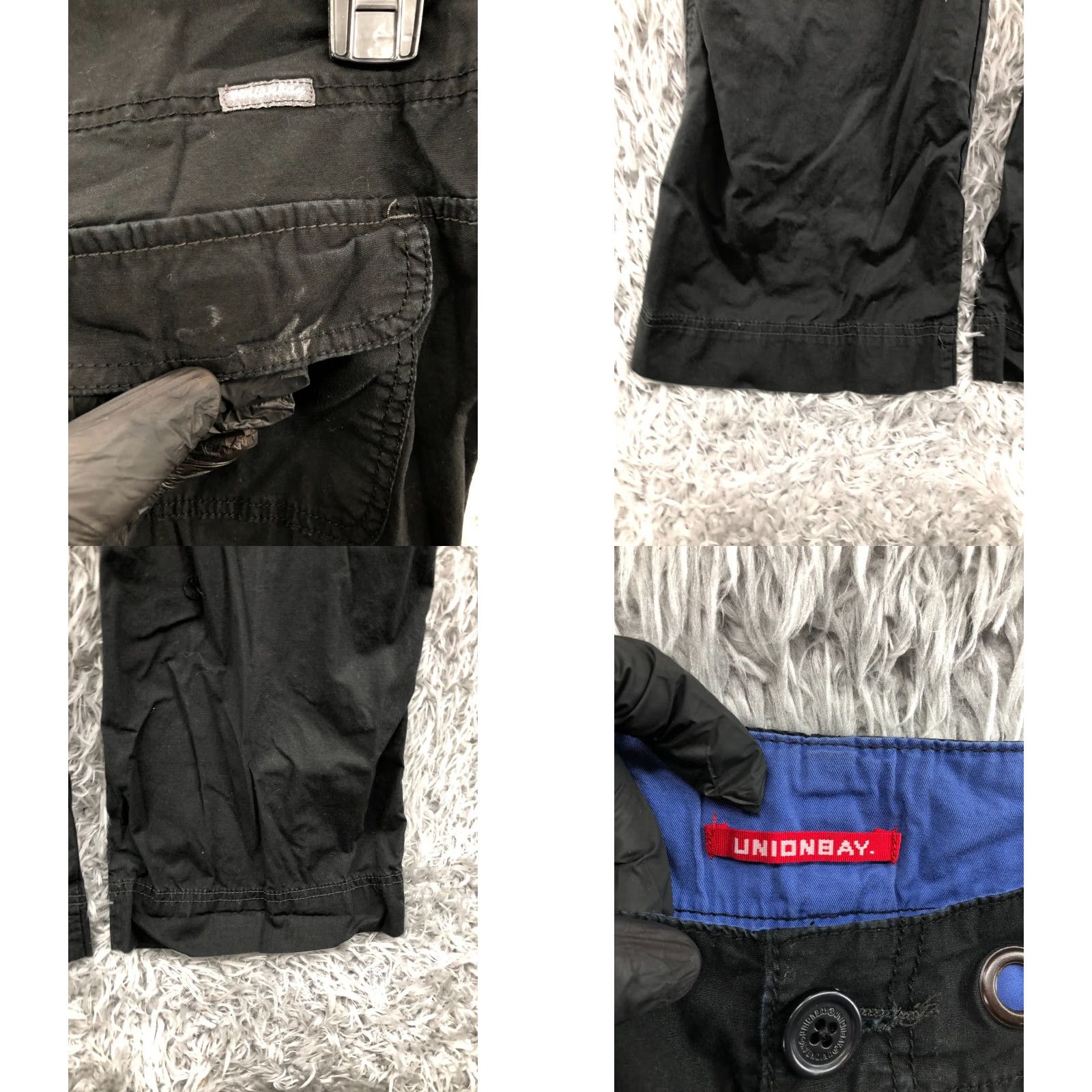 Vintage Union Bay Bootcut Pants Size 5 Womens Dark Wash Black Chino Regular Inseam 32"} Size 27" / US 4 / IT 40 - 8 Thumbnail