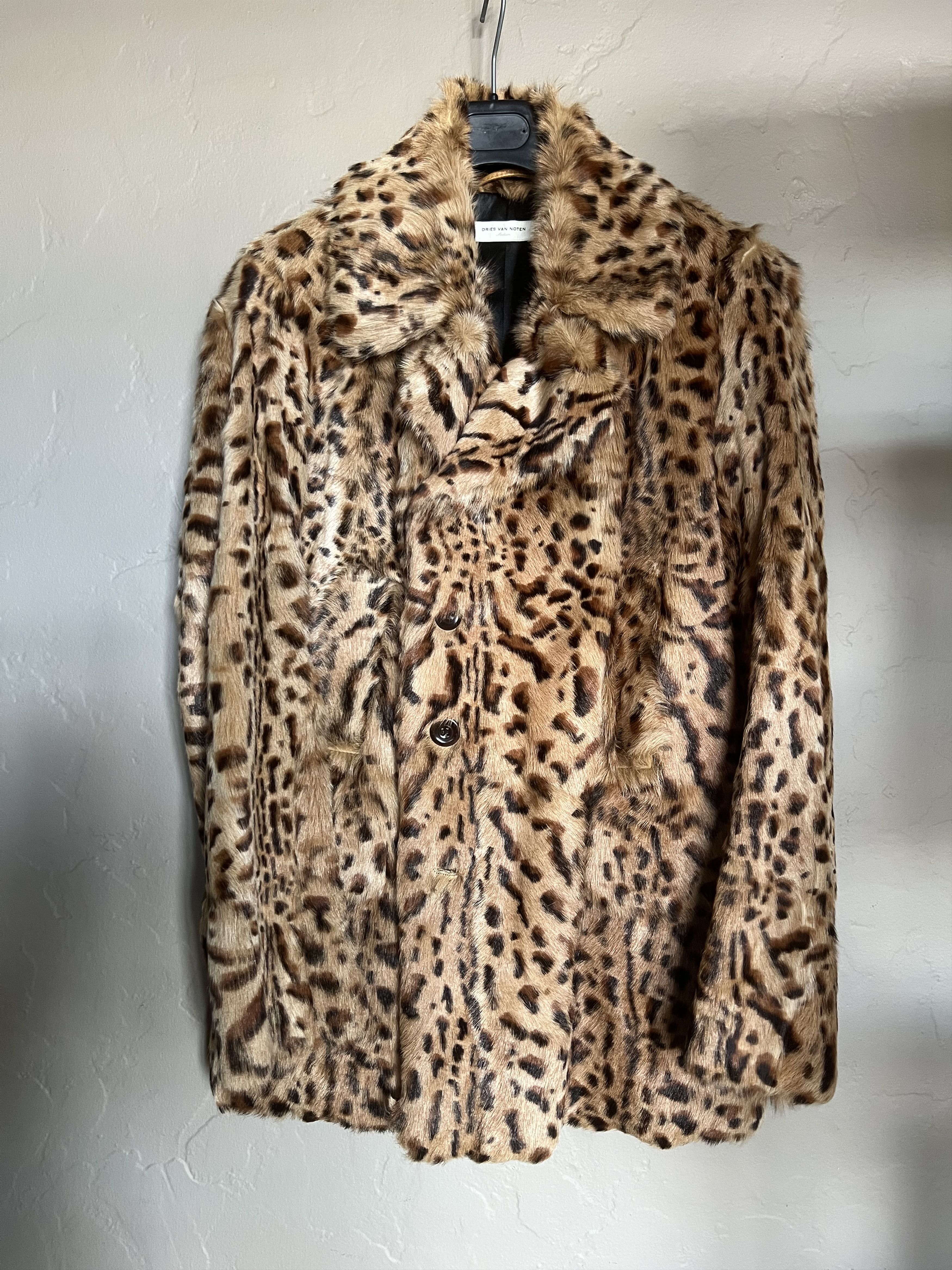 Dries Van Noten GRAIL Leopard-print Fur Coat F/W 2007 Sz M Size US M / EU 48-50 / 2 - 1 Thumbnail