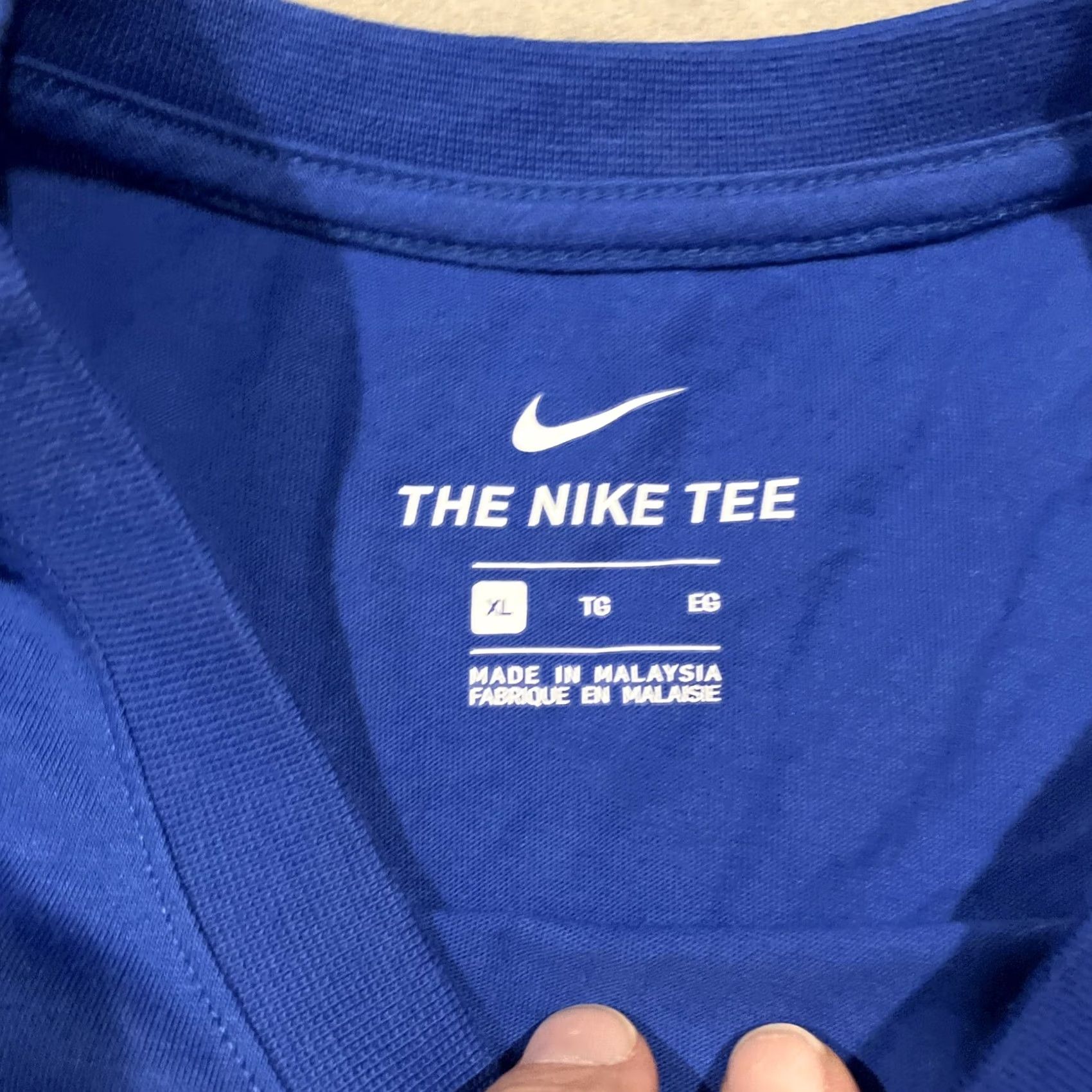 Nike Nike Long Sleeve T Shirt Men's XL NWT Center Swoosh Metallic Just Do It Size US XL / EU 56 / 4 - 4 Thumbnail
