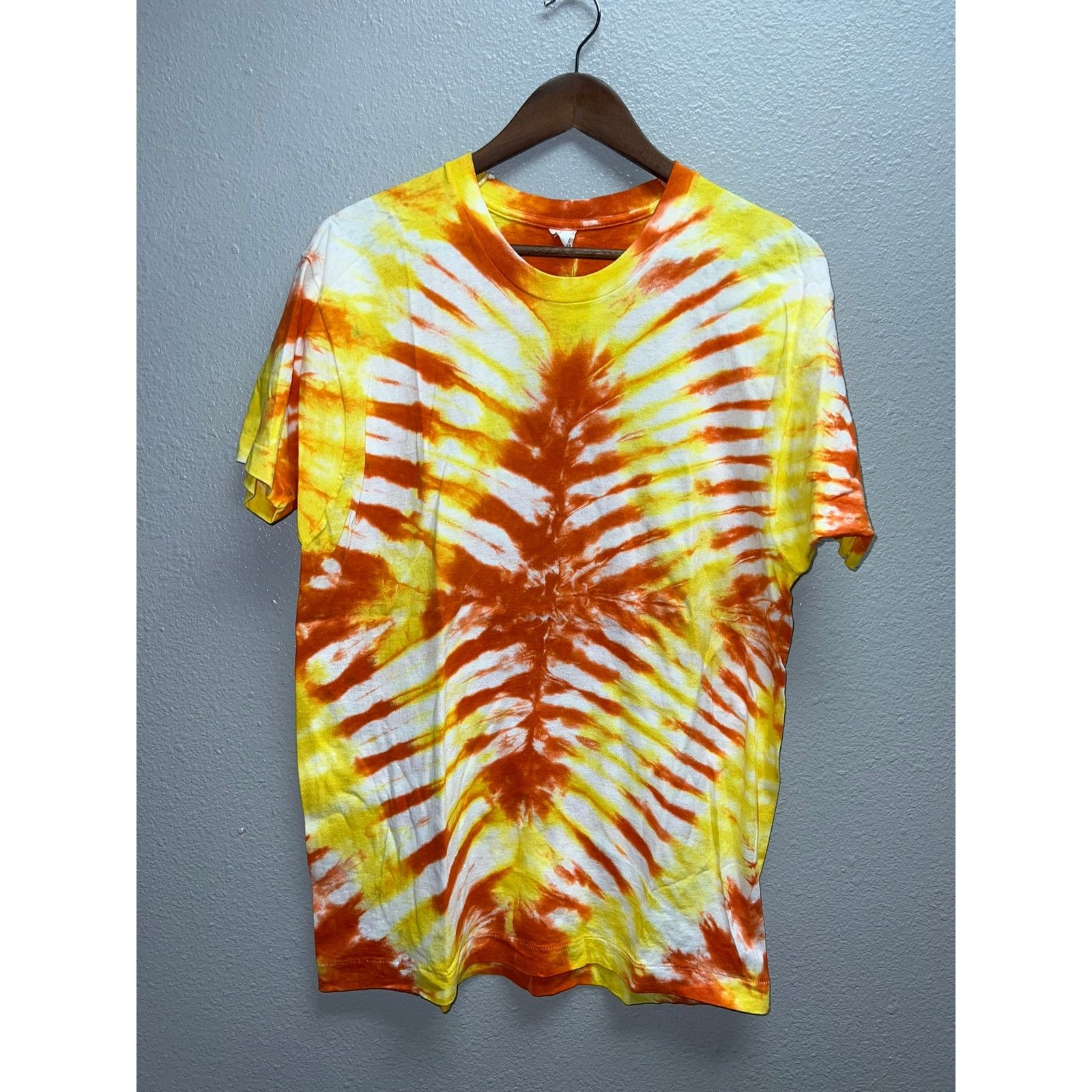 Fruit Of The Loom Vintage Fruit Of The Loom Tie Dye Shirt Orange Tee 80s M Size US M / EU 48-50 / 2 - 1 Thumbnail