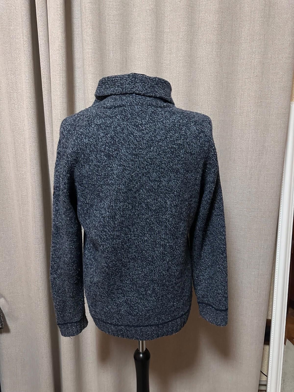 Fjallraven Fjallraven Lada Shawl Sweater Dark Navy Sz L Size US L / EU 52-54 / 3 - 6 Thumbnail