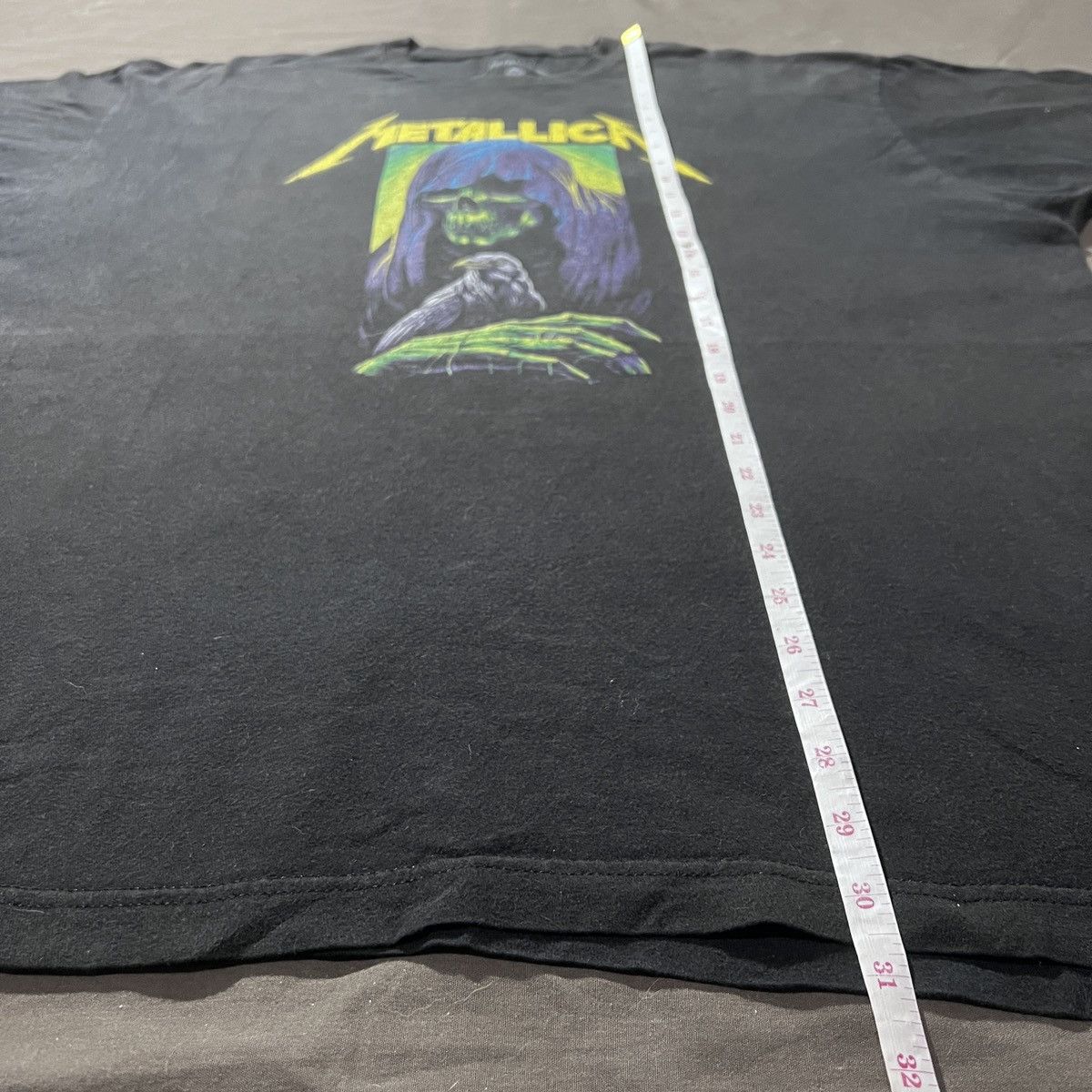 Band Tees Metallica Grim Reaper Graphic Tee Heavy Thrash metal 2XL Size US XXL / EU 58 / 5 - 7 Thumbnail