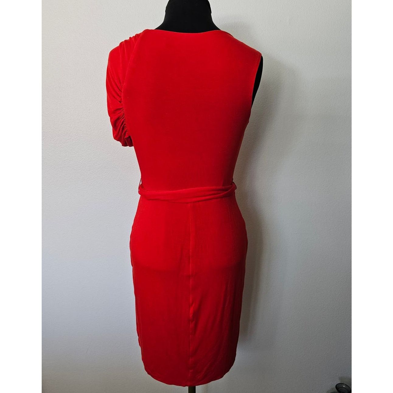 Trina Turk Trina Turk Stretch Jersey Twisted Shoulder Fitted Dress 0 Size XS / US 0-2 / IT 36-38 - 4 Thumbnail