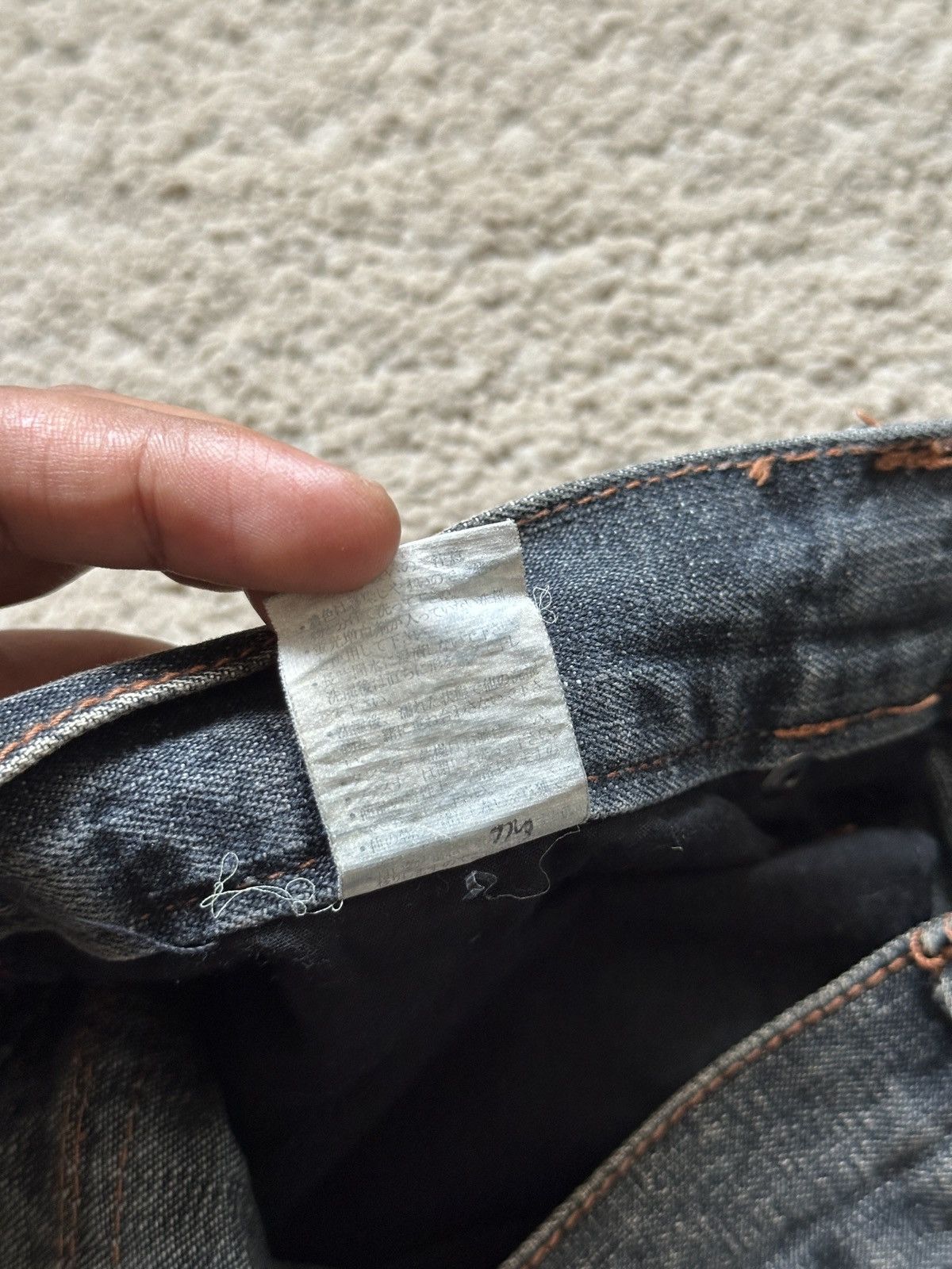 LOWBOX 2000s Lowbox Stonewash Jeans Size US 32 / EU 48 - 17 Thumbnail