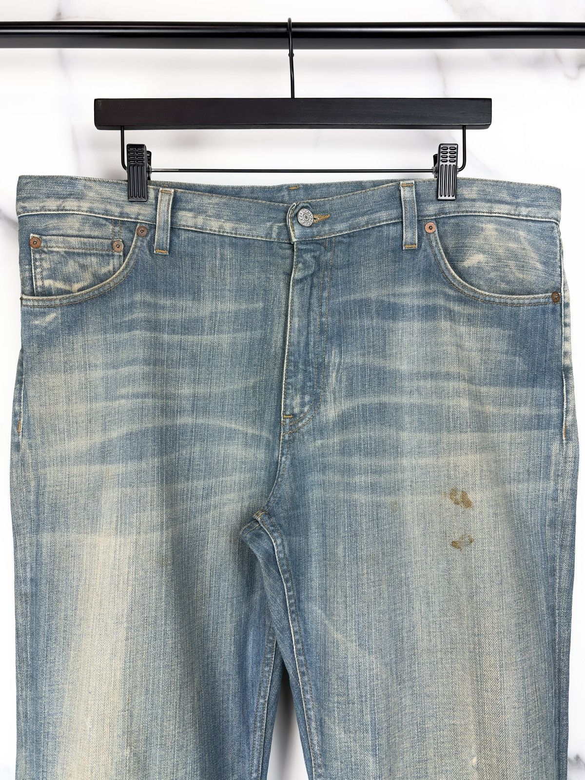 Gucci Gucci Tom Ford Vintage Mudwash Bootcut Faded Denim Jeans Size US 36 / EU 52 - 3 Thumbnail