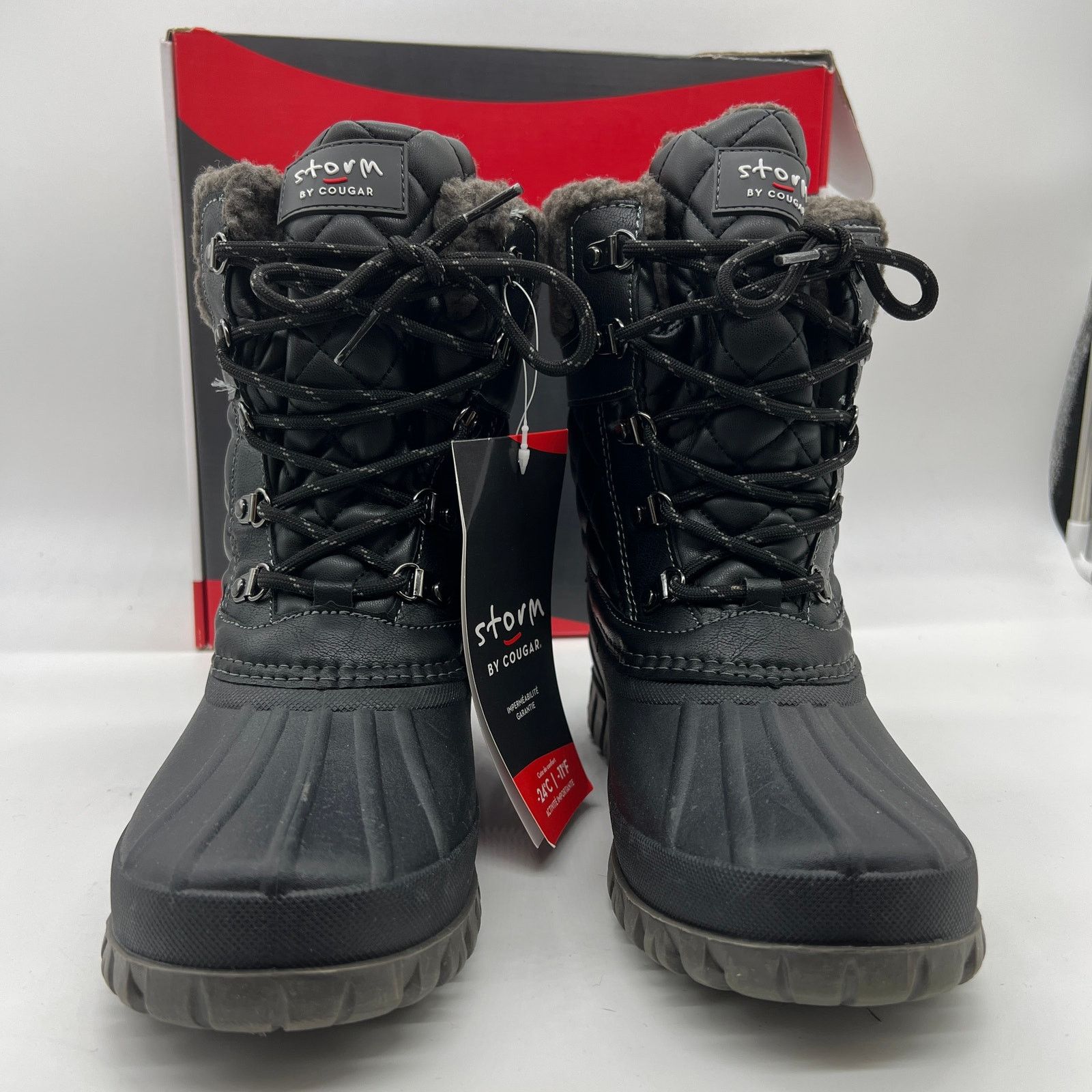 Other Cougar Waterproof Winter Boots Size 10 Black Quilt Carlisle Size US 10 / IT 40 - 5 Thumbnail