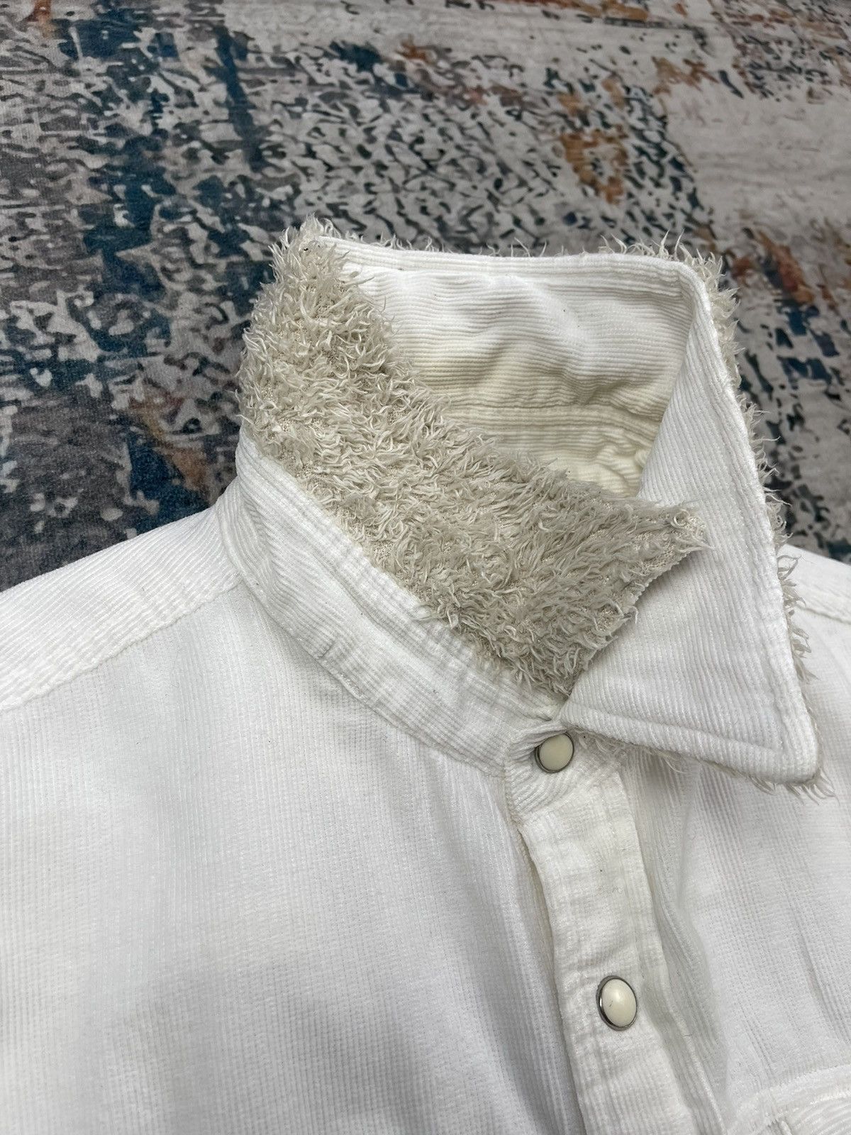 PPFM PPFM Soft Corduroy Sherpa Trim Western Shirt Size US M / EU 48-50 / 2 - 16 Thumbnail