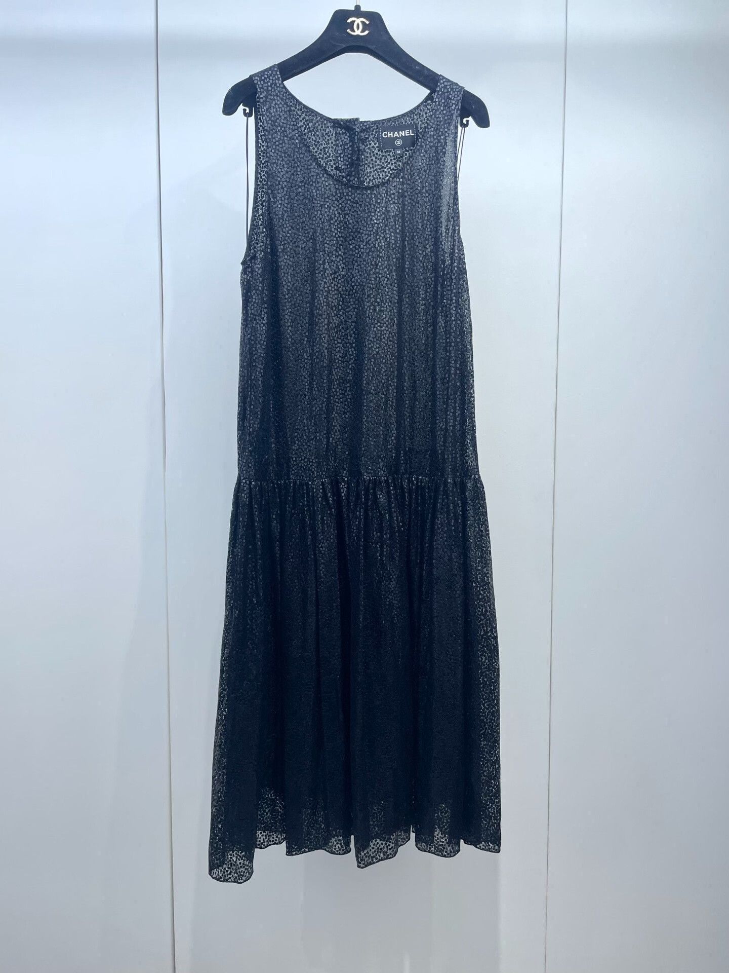 Chanel Chanel Black Silk Sleeveless Dress Size XS / US 0-2 / IT 36-38 - 1 Thumbnail