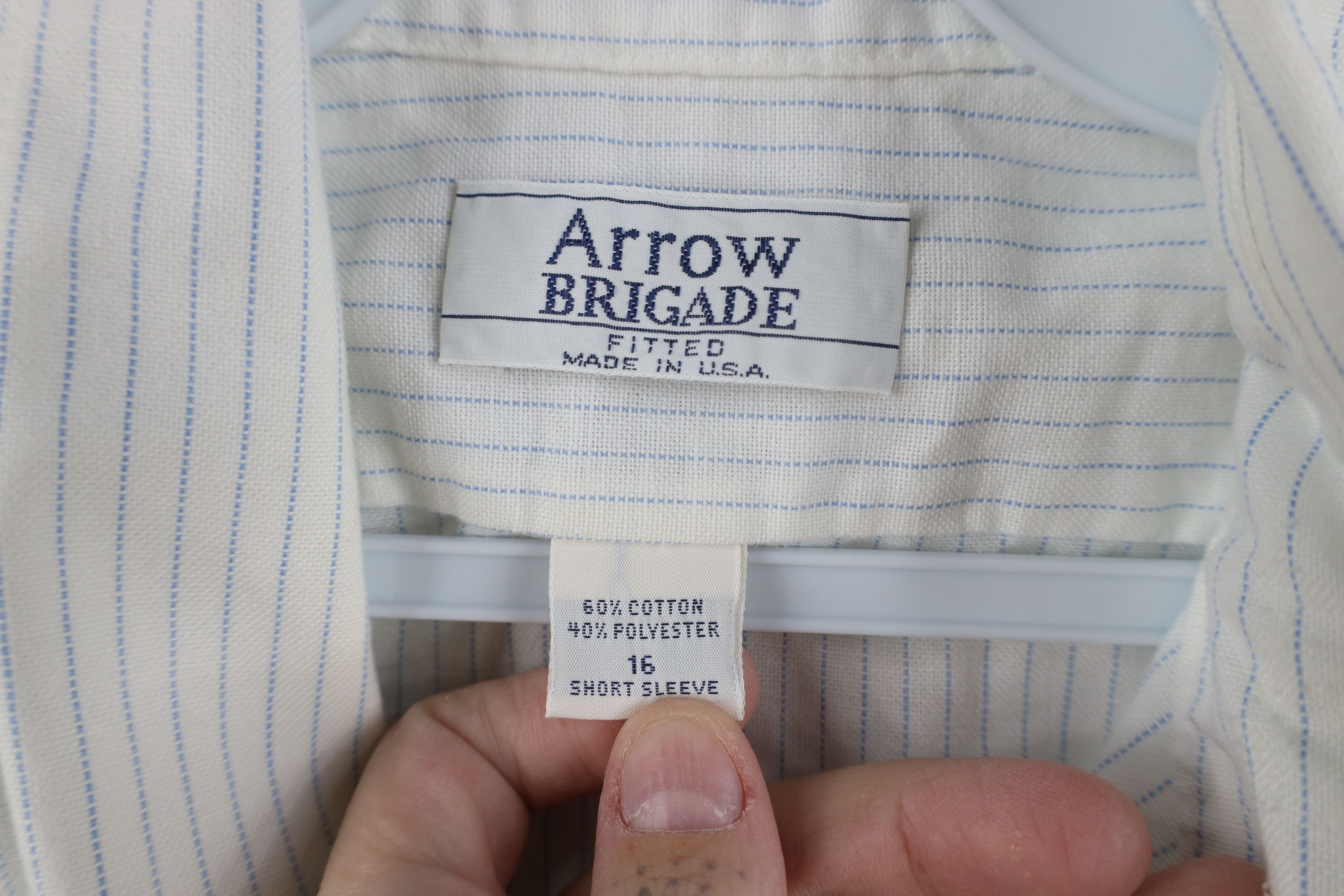 Vintage Vintage 70s Streetwear Oxford Button Down Shirt USA Size US M / EU 48-50 / 2 - 7 Thumbnail