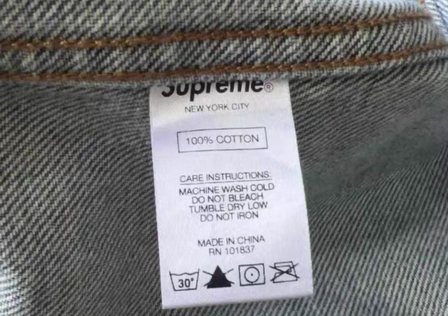 Supreme Supreme new york painted trucker jacket blue Size US L / EU 52-54 / 3 - 4 Thumbnail