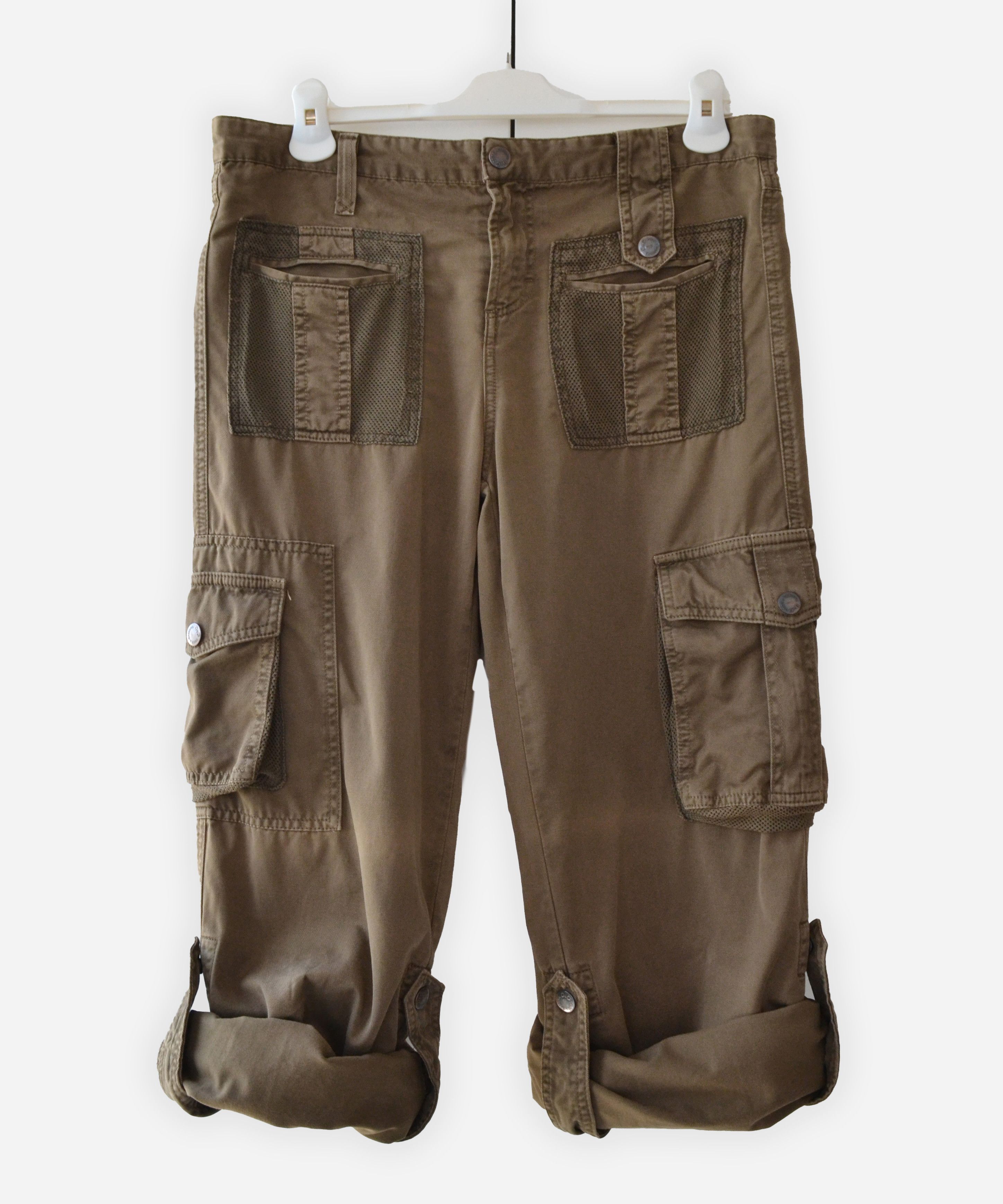 Dolce & Gabbana Dolce Gabbana Cargo Pants Bondage 2003 D&G Brown Trousers Size US 30 / EU 46 - 4 Thumbnail