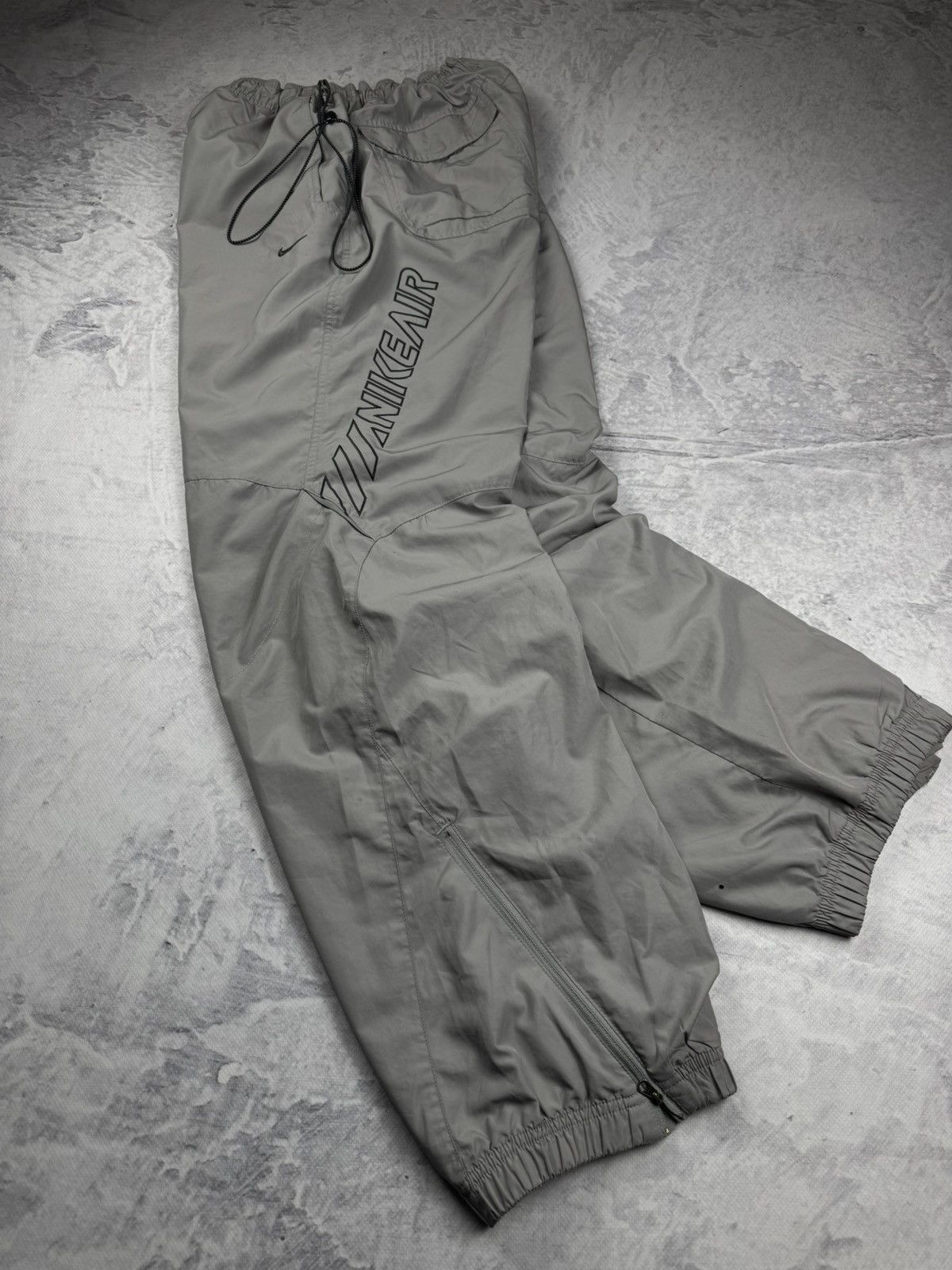 Nike × Vintage NIKE AIR MAX VINTAGE BASIC LOGO OVERSIZE BAGGY PANTS Size US 34 / EU 50 - 8 Thumbnail