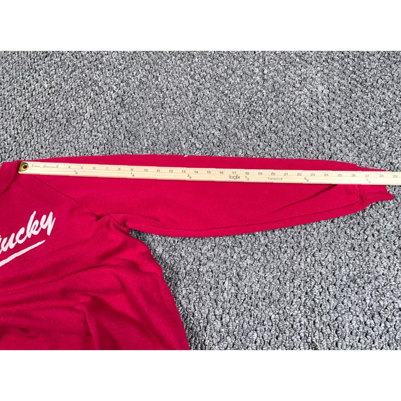 Vintage VINTAGE Kentucky Sweatshirt Shirt Adult Medium Red Raglan Sleeves Kentucky Bluegrass State 80s 90s Retro Graphic Print Mens Size US M / EU 48-50 / 2 - 7 Thumbnail