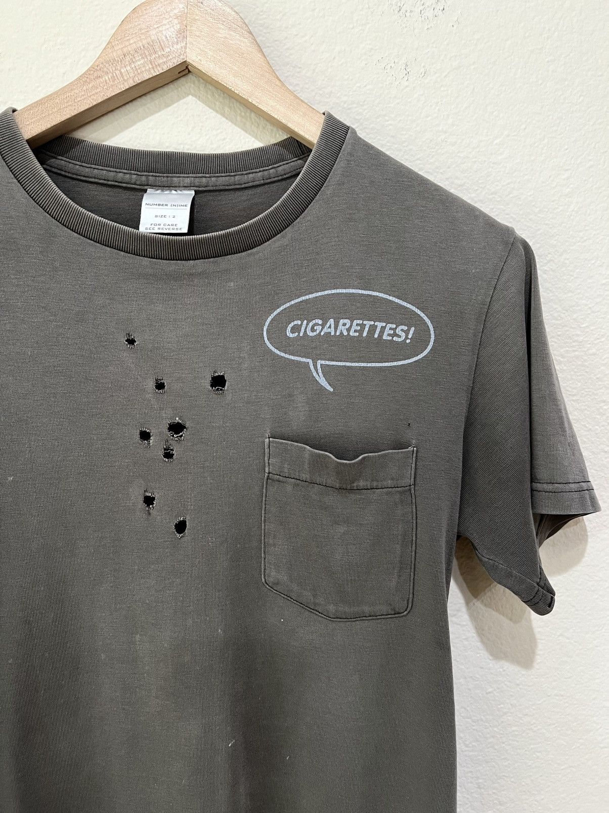 Number (N)ine Number nine ss01 cigarettes shirt Size US M / EU 48-50 / 2 - 2 Thumbnail