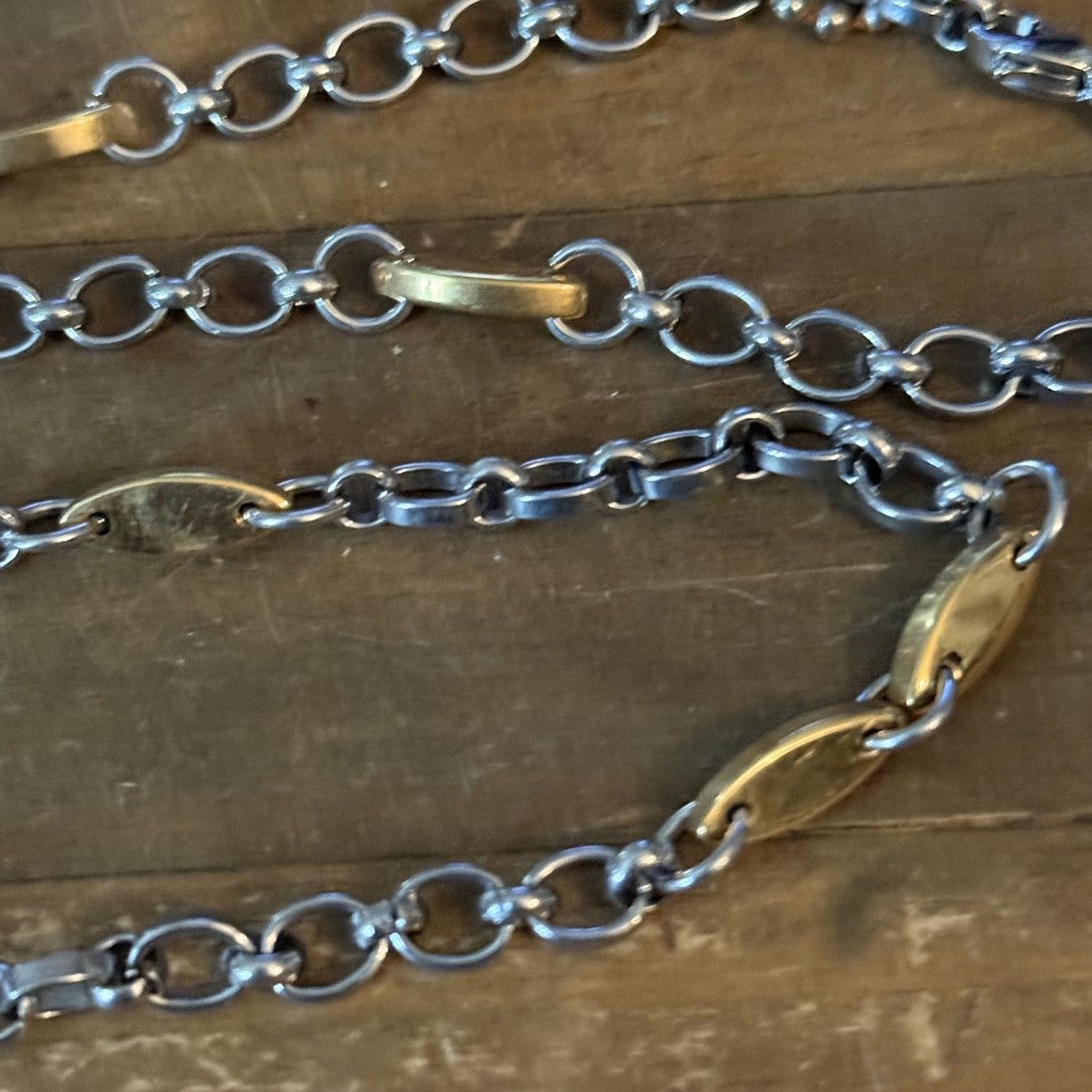 Other David Sigal unisex two tone stainless steel necklace Size ONE SIZE - 3 Thumbnail