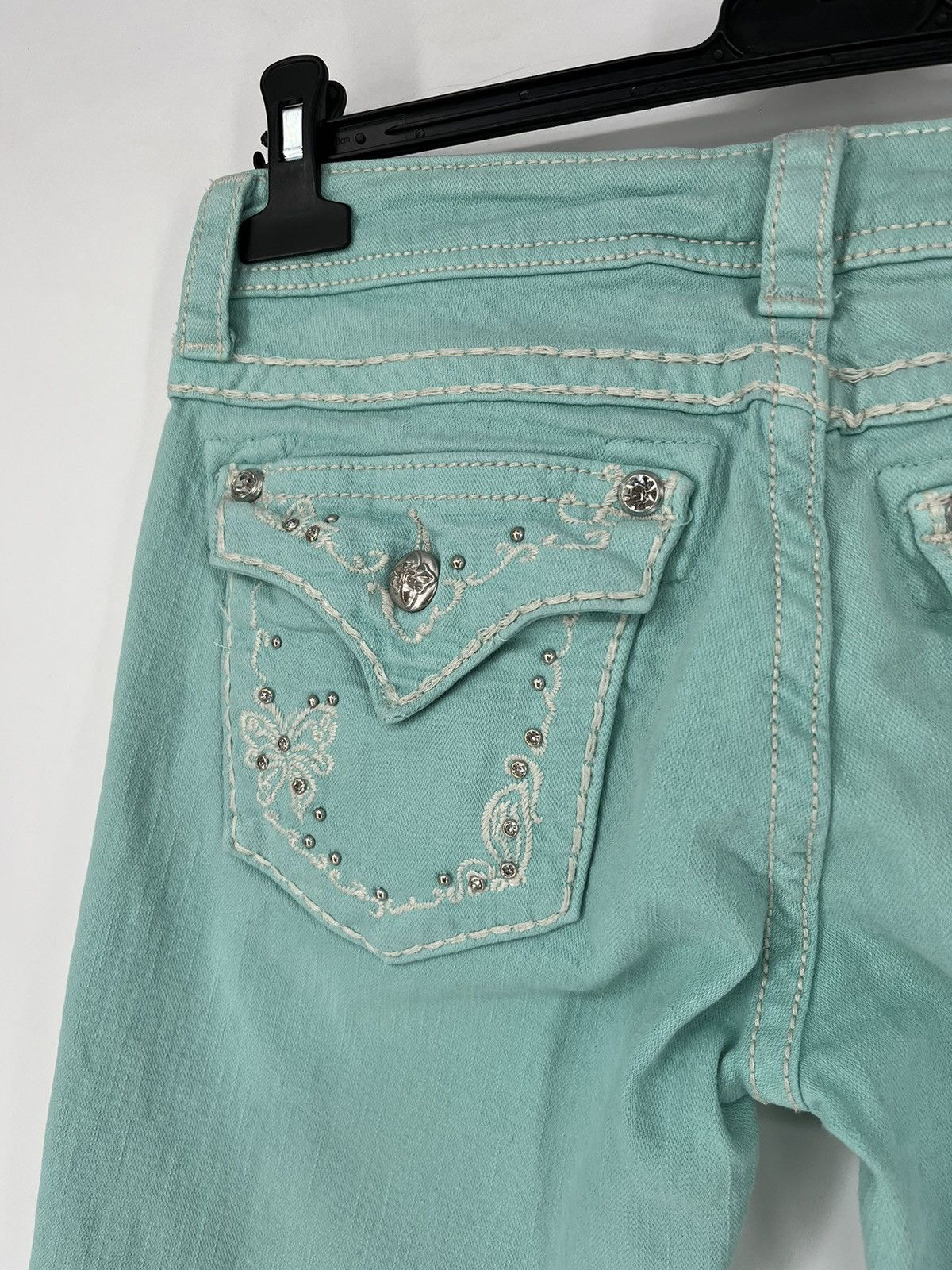 Japanese Brand × Miss Me Miss Me Easy cropped Jeans Women's Size 30 Blue Denim Size 30" / US 8 / IT 44 - 8 Thumbnail