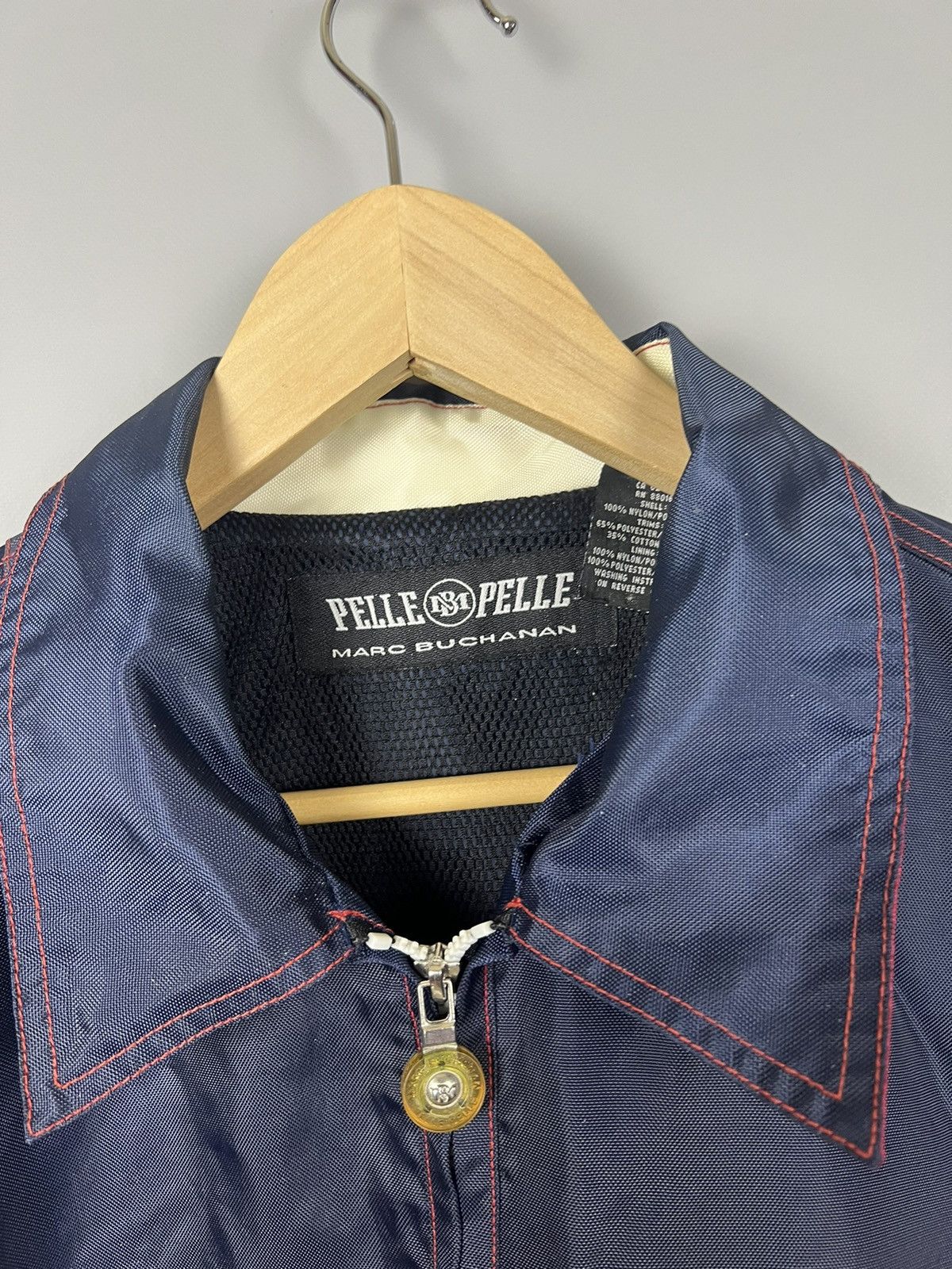 Marc Buchanan Vintage Pelle Pelle by Marc Buchanan jacket big logo Size US M / EU 48-50 / 2 - 3 Thumbnail
