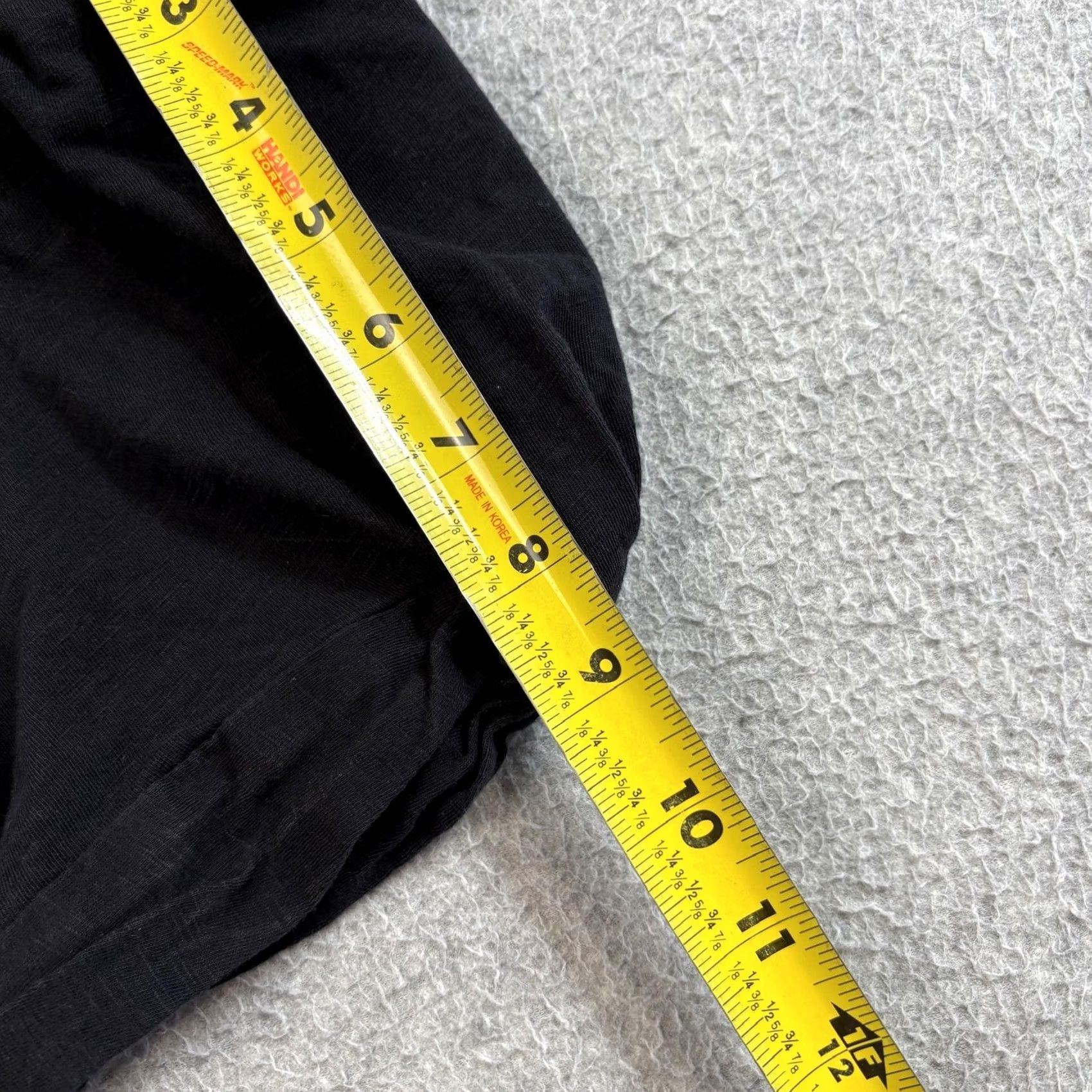 Vintage VINTAGE 1 STATE Shirt Womens Large Black Puff Sleeve Cotton Crewneck Ribbed Top Size L / US 10 / IT 46 - 7 Thumbnail