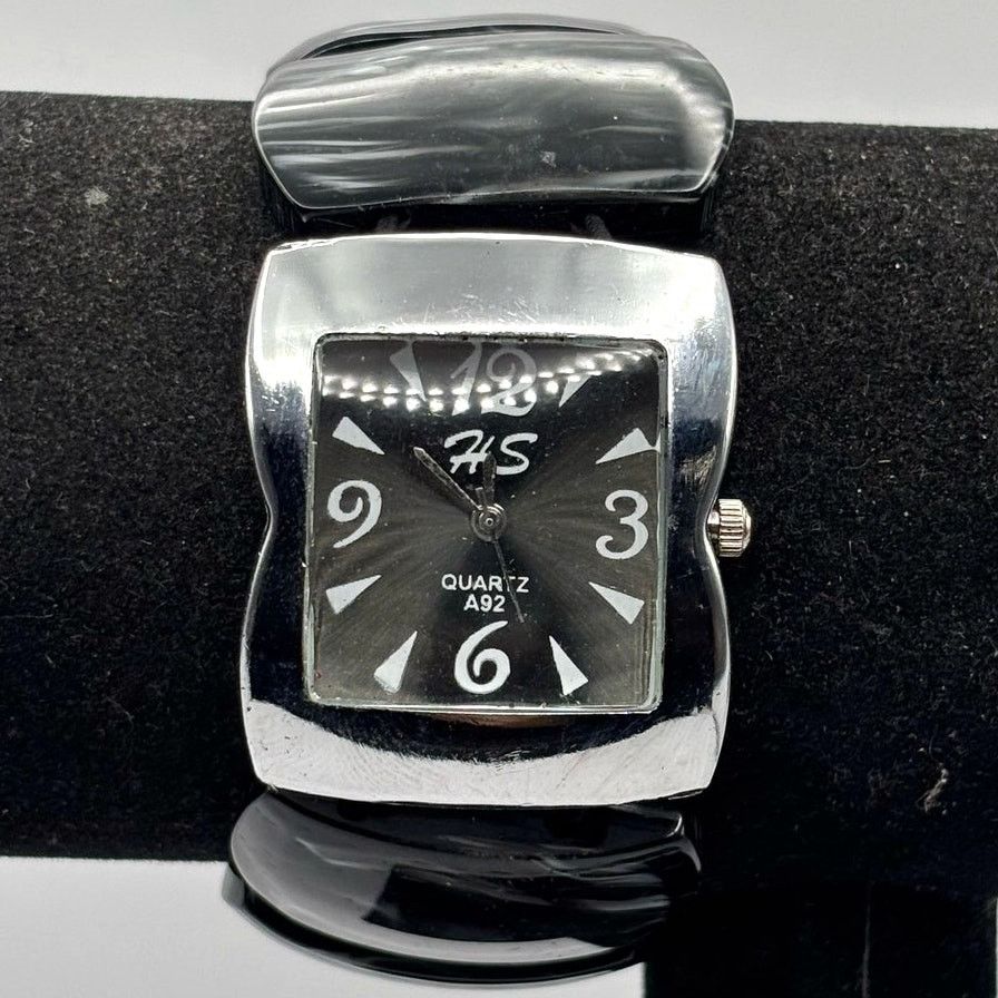 Other Silver & Black HS Watch Size ONE SIZE - 1 Thumbnail