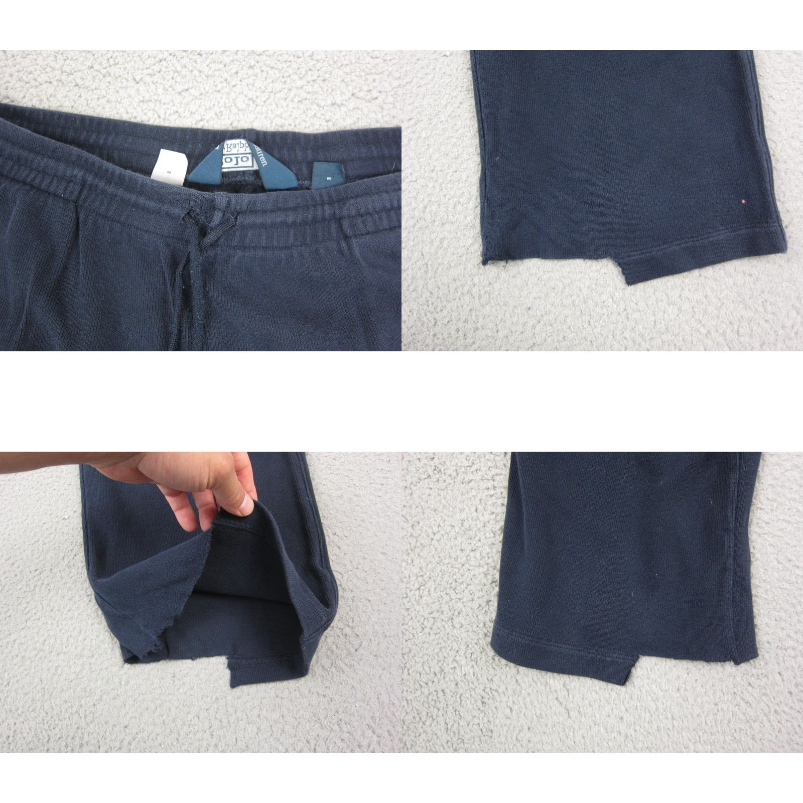 VINTAGE Polo Ralph Lauren Pants Mens XL Polo Ralph Lauren Pants Knit Cotton Solid Logo 90s City