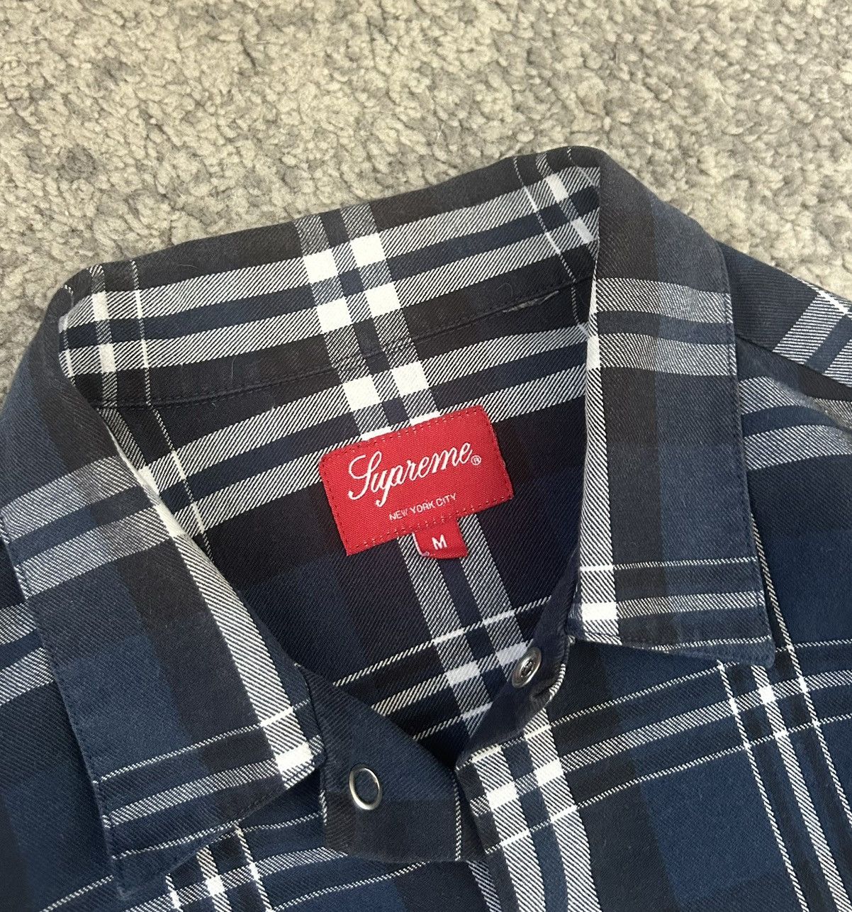 Supreme FW21 Thermal Work Shirt Size US M / EU 48-50 / 2 - 3 Thumbnail