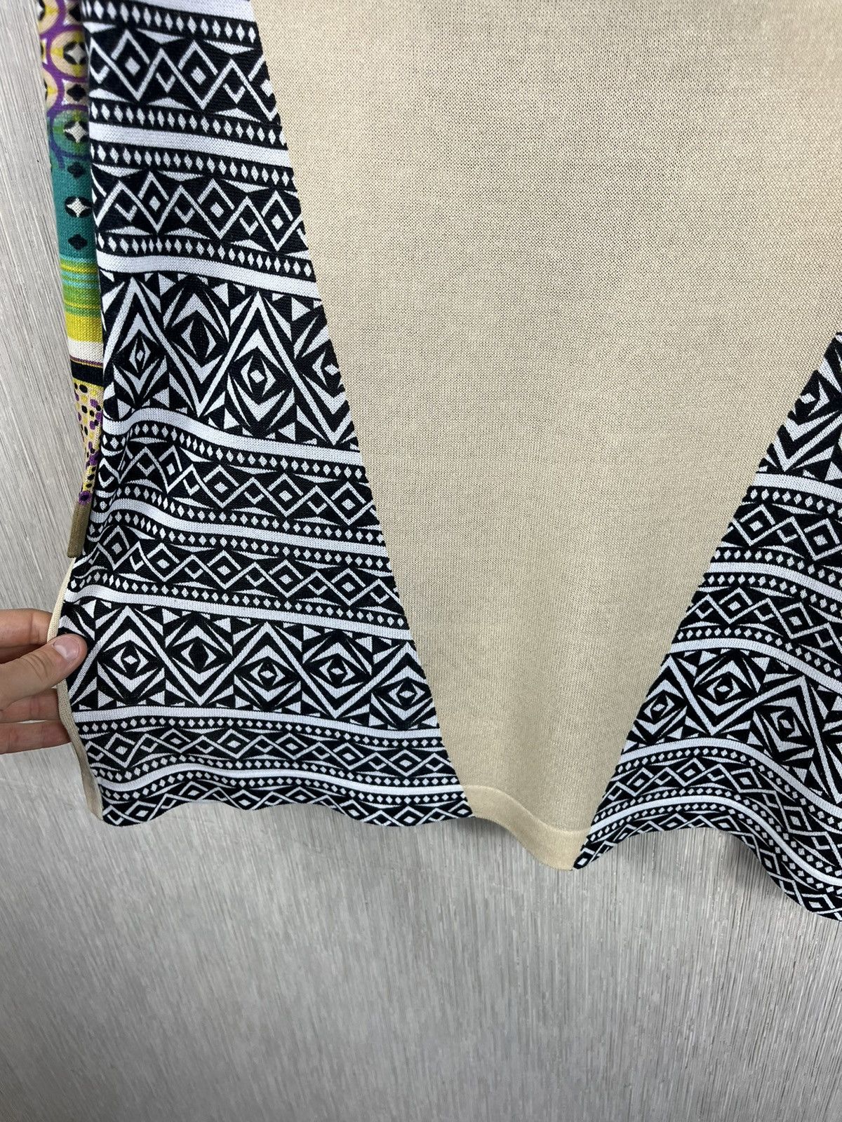 Etro × Vintage Etro Milano vintage patterned viscose sweater blouse psycho Size M / US 6-8 / IT 42-44 - 12 Thumbnail
