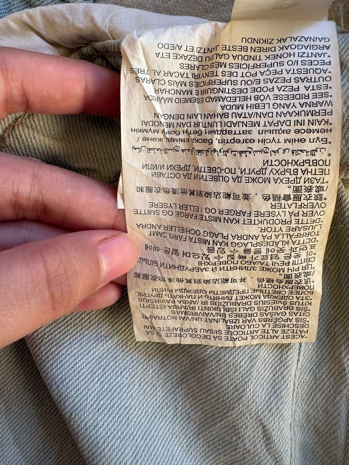 Zara Vintage Zara Multi Pocket Tactical Mud Wash Baggy Jeans Size US 28 / EU 44 - 15 Thumbnail