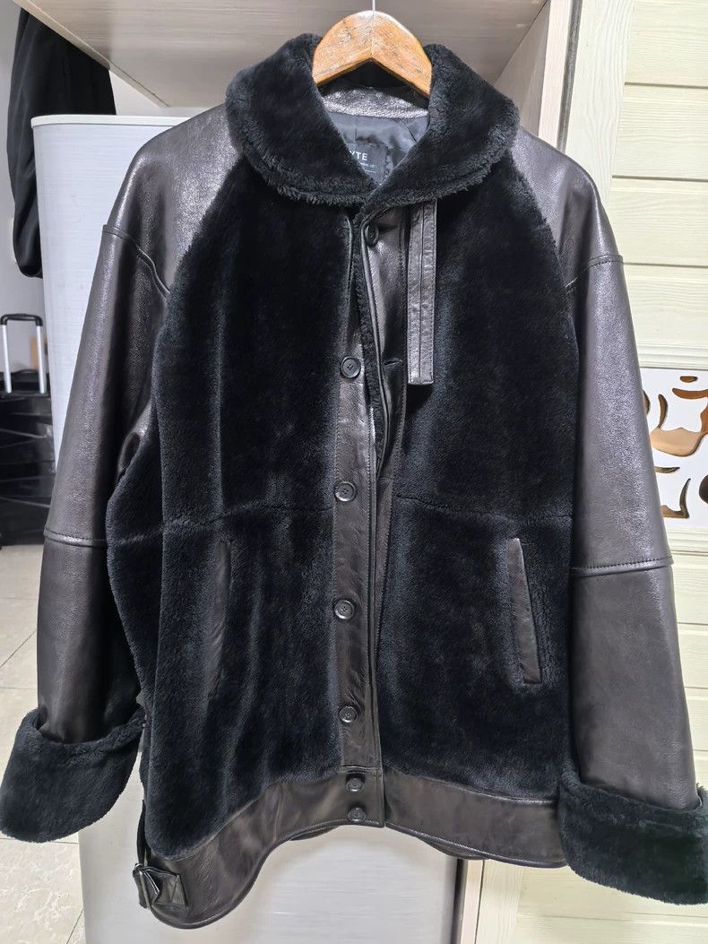 Yohji Yamamoto Yohji Yamamoto Sheepskin specially processed plush patchwo Size US M / EU 48-50 / 2 - 3 Thumbnail