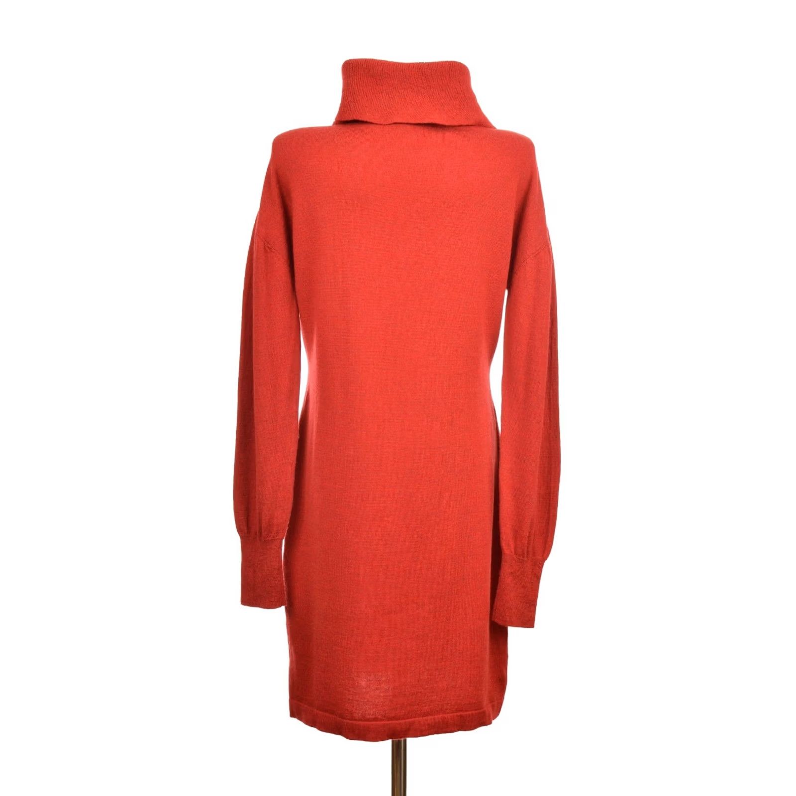 Vivienne Westwood VIVIENNE WESTWOOD DDP Red High Neck Wool Dress XL Women Long Dress - Bodycon S26CT0584 S13141 Size XL / US 12-14 / IT 48-50 - 4 Thumbnail
