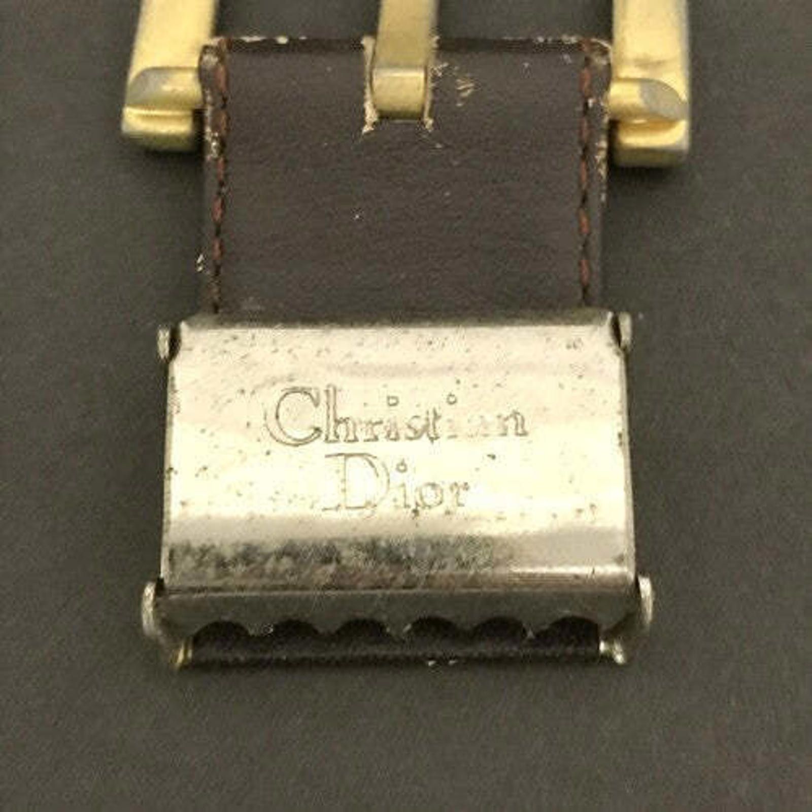 Dior PRE-ORDER Christian Dior Logo Gold Tone Belt Buckle/6BD0076 Size ONE SIZE - 8 Thumbnail