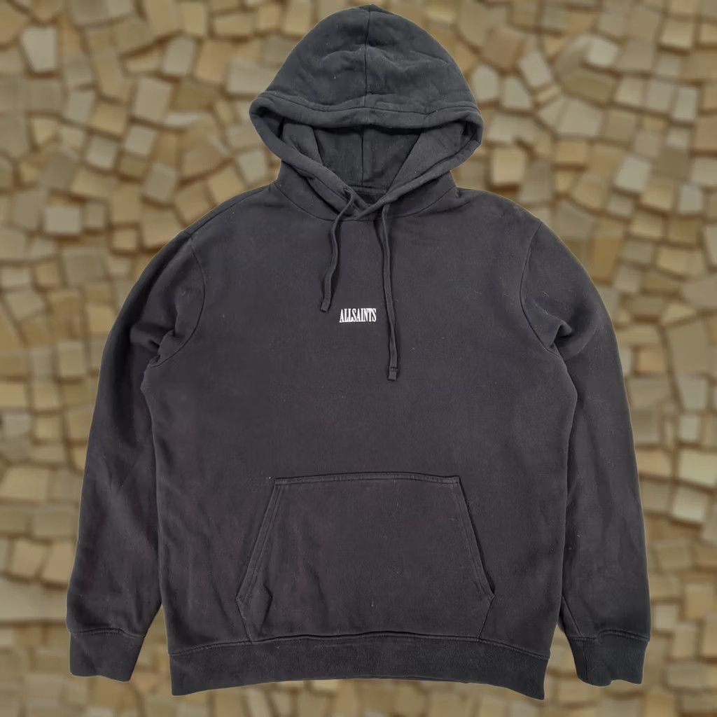 Allsaints AllSaints Hoodie Mens S Black State OTH Pullover Cotton Size US S / EU 44-46 / 1 - 1 Thumbnail
