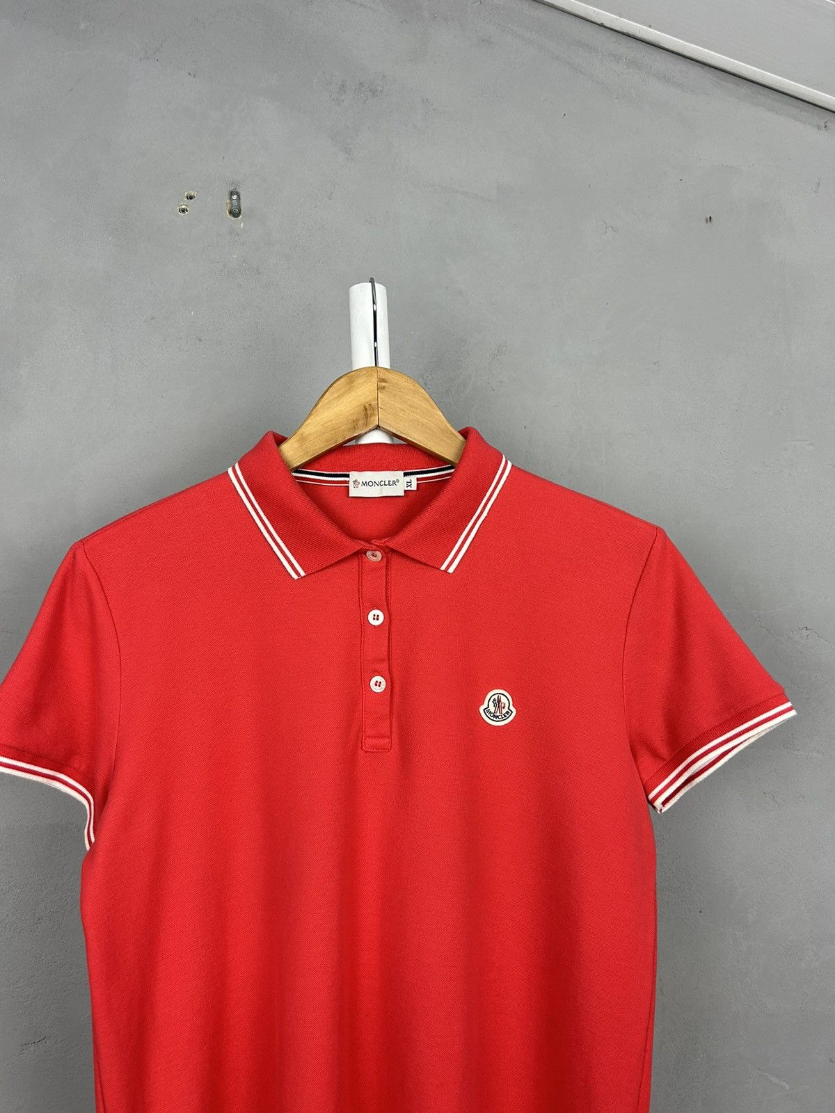 Moncler Moncler Polo Shirt Logo Short Sleeve Size XL Size XL / US 12-14 / IT 48-50 - 2 Thumbnail