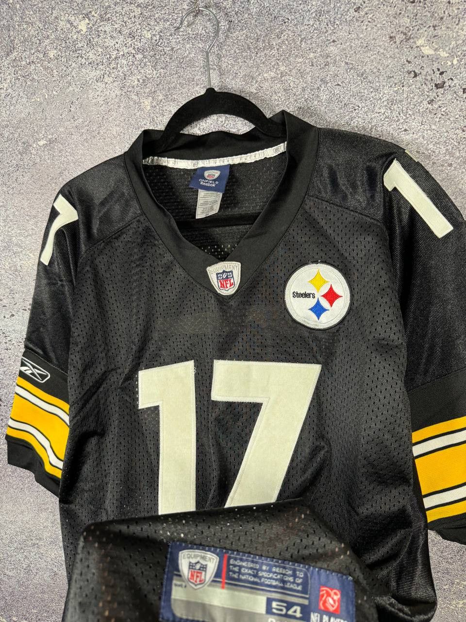 Reebok Reebok Pittsburgh Steelers Jersey #17 Mike Wallace XL Size Size US XL / EU 56 / 4 - 6 Thumbnail