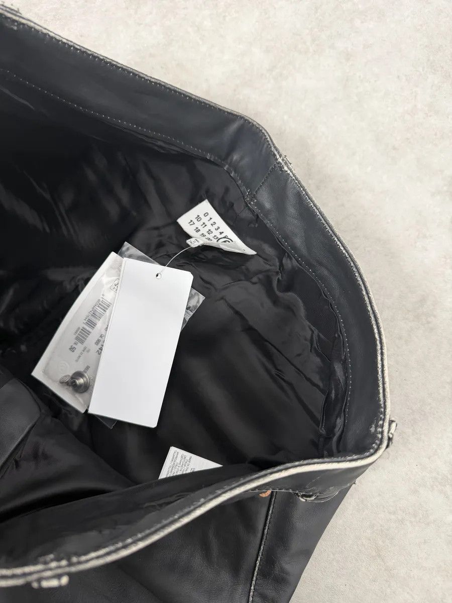 Maison Margiela AW2023 Maison Margiela Black Leather Biker Pants Size US 32 / EU 48 - 13 Thumbnail