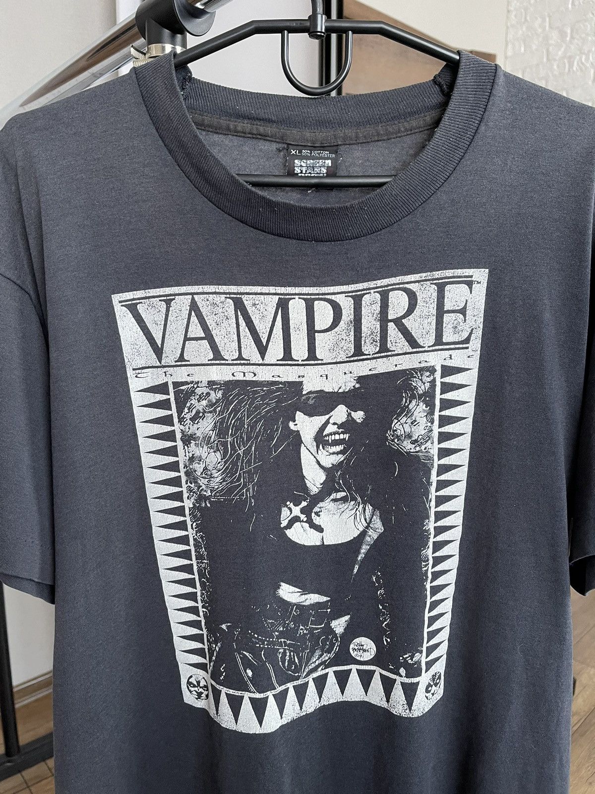 The Game 1991 Vampire The Masquerade Vintage Game T-Shirt Tee USA Size US XL / EU 56 / 4 - 3 Thumbnail