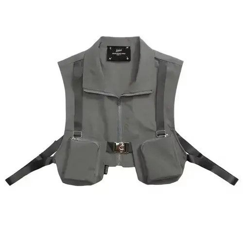 Other Functional Tactical Loose Lapel Multi Pocket Vest Size ONE SIZE - 2 Thumbnail