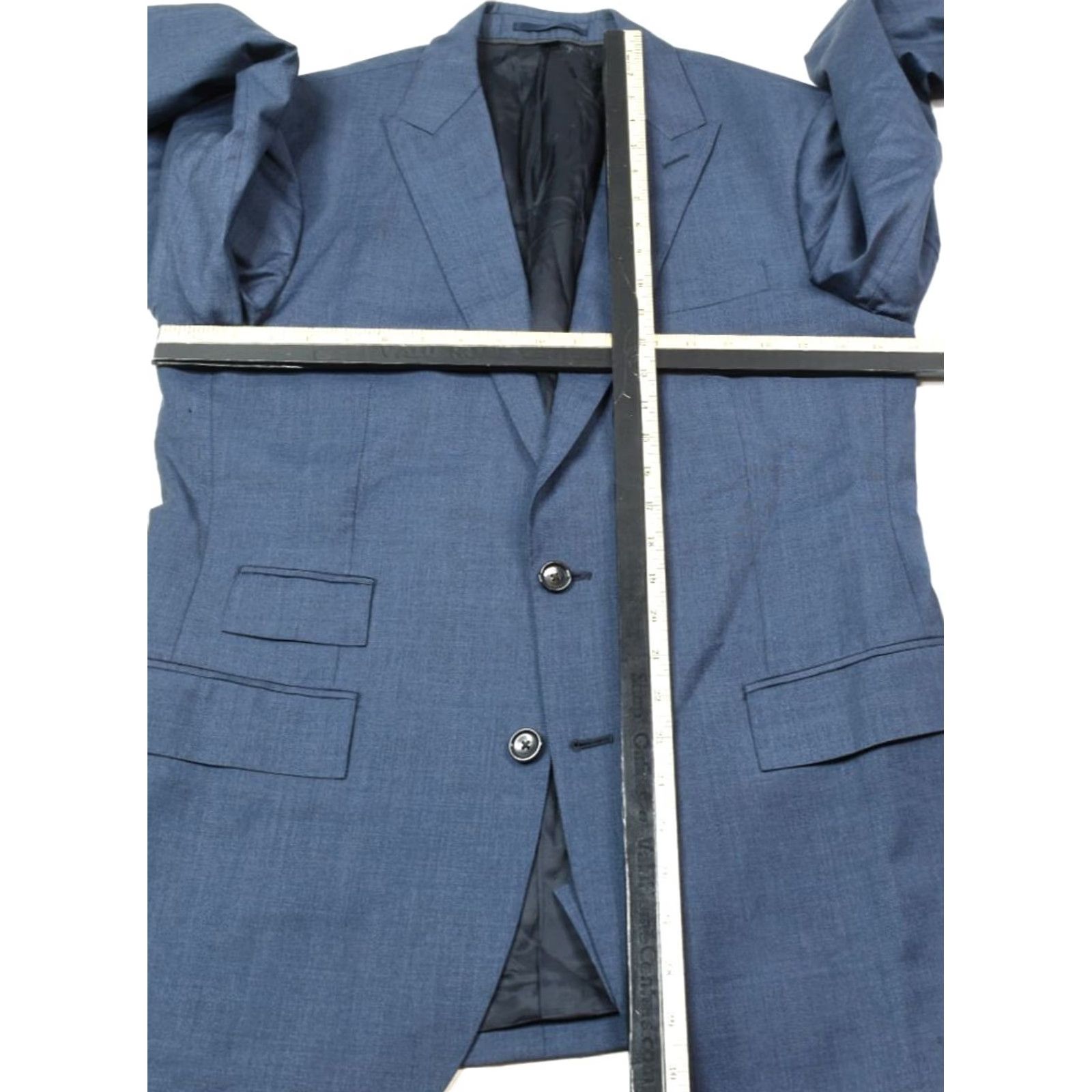J.Crew J.CREW Blazer Mens 40R Blue Slim Two-Button Notch Lapel Wool Single-Breasted Jacket/Coat Regular Length Vintage: No Size 40R - 6 Thumbnail